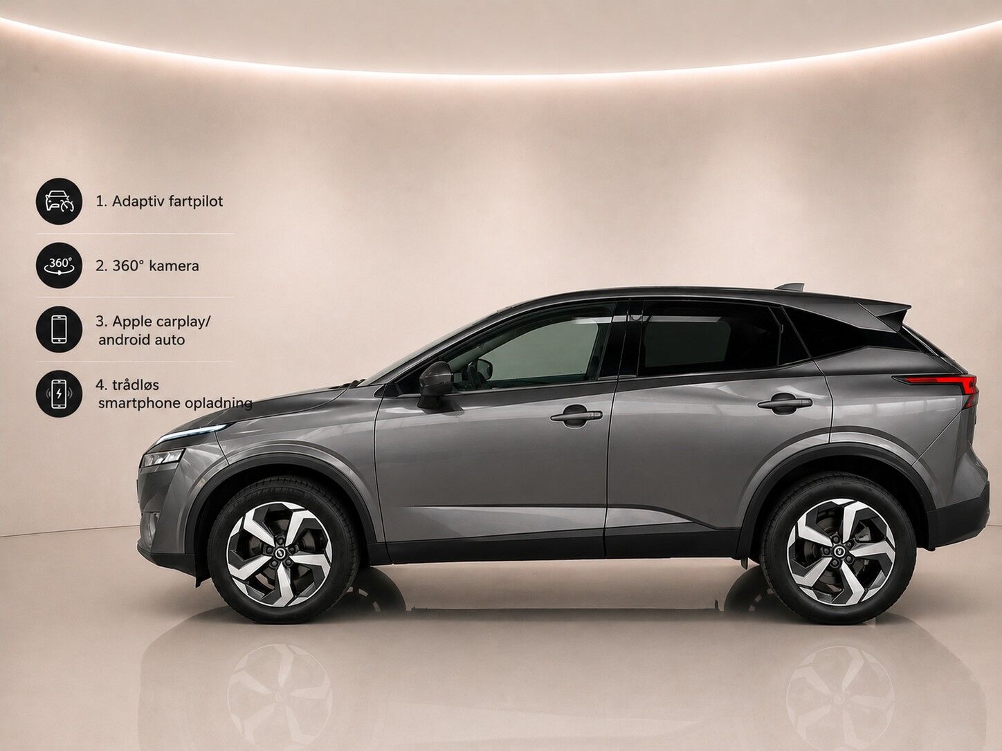 Billede af Nissan Qashqai 1,3 MHEV  Mild hybrid N-Connecta X-Tronic 158HK 5d 7g Aut.