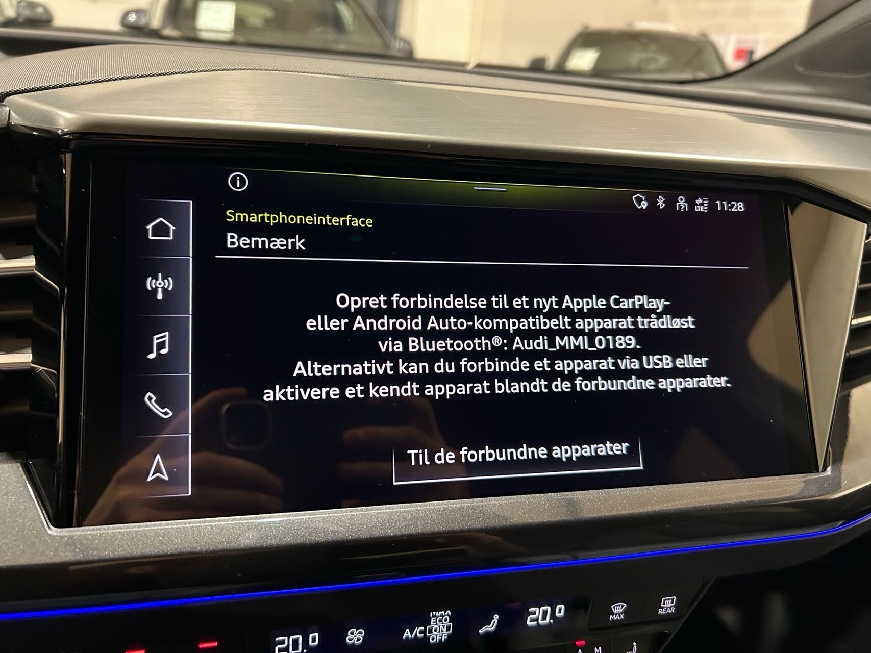 Billede af Audi Q4 40 E-tron S Line 204HK 5d Aut.