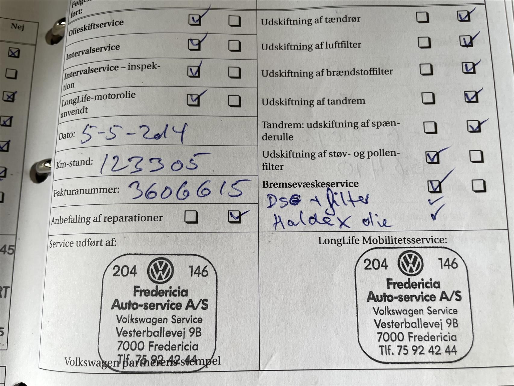 Billede af VW Golf 3,2 V6 R32 4Motion DSG 250HK 5d Aut.