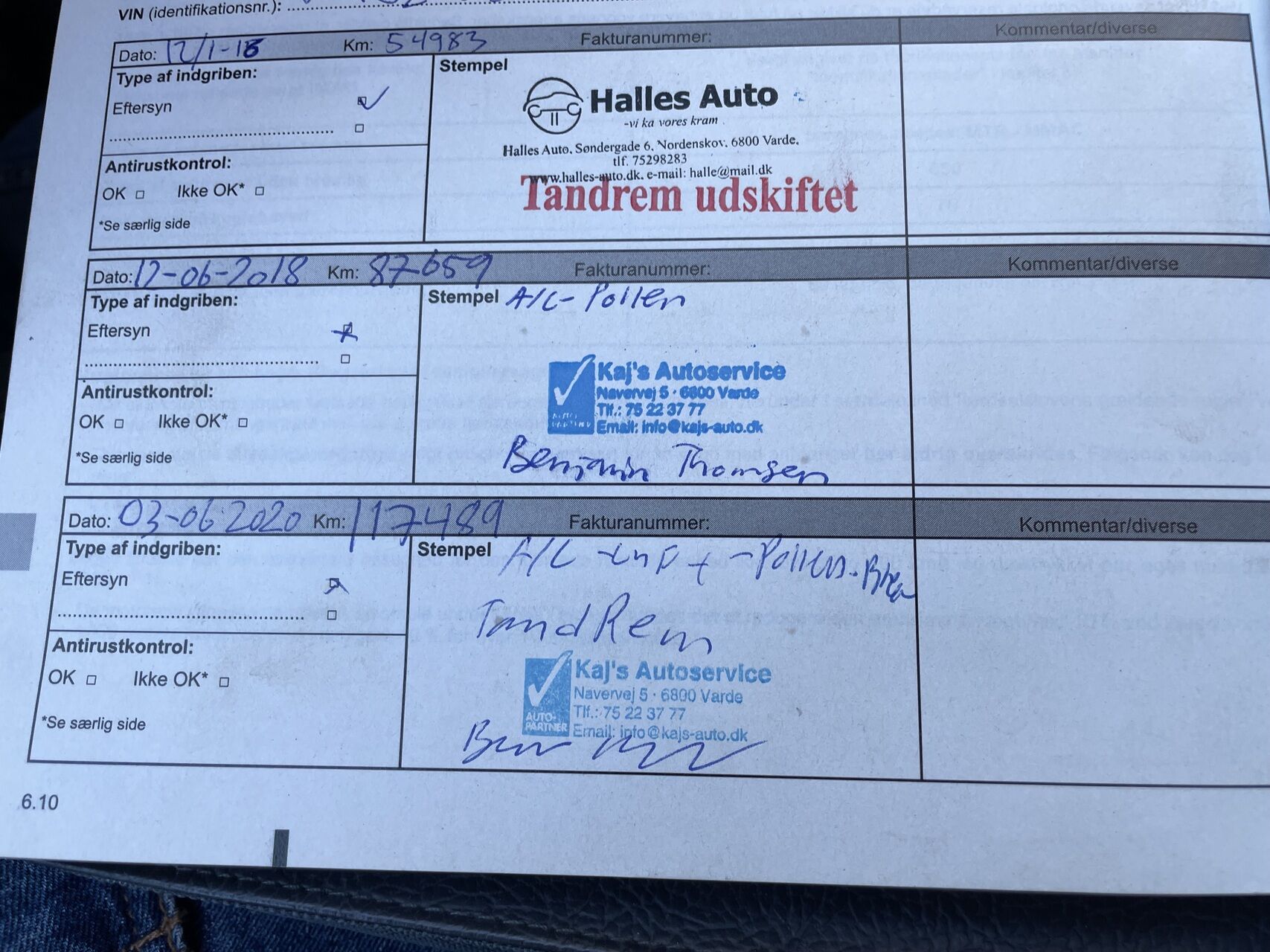 Billede af Renault Grand Scénic 1,9 DCI FAP Dynamique 130HK 6g