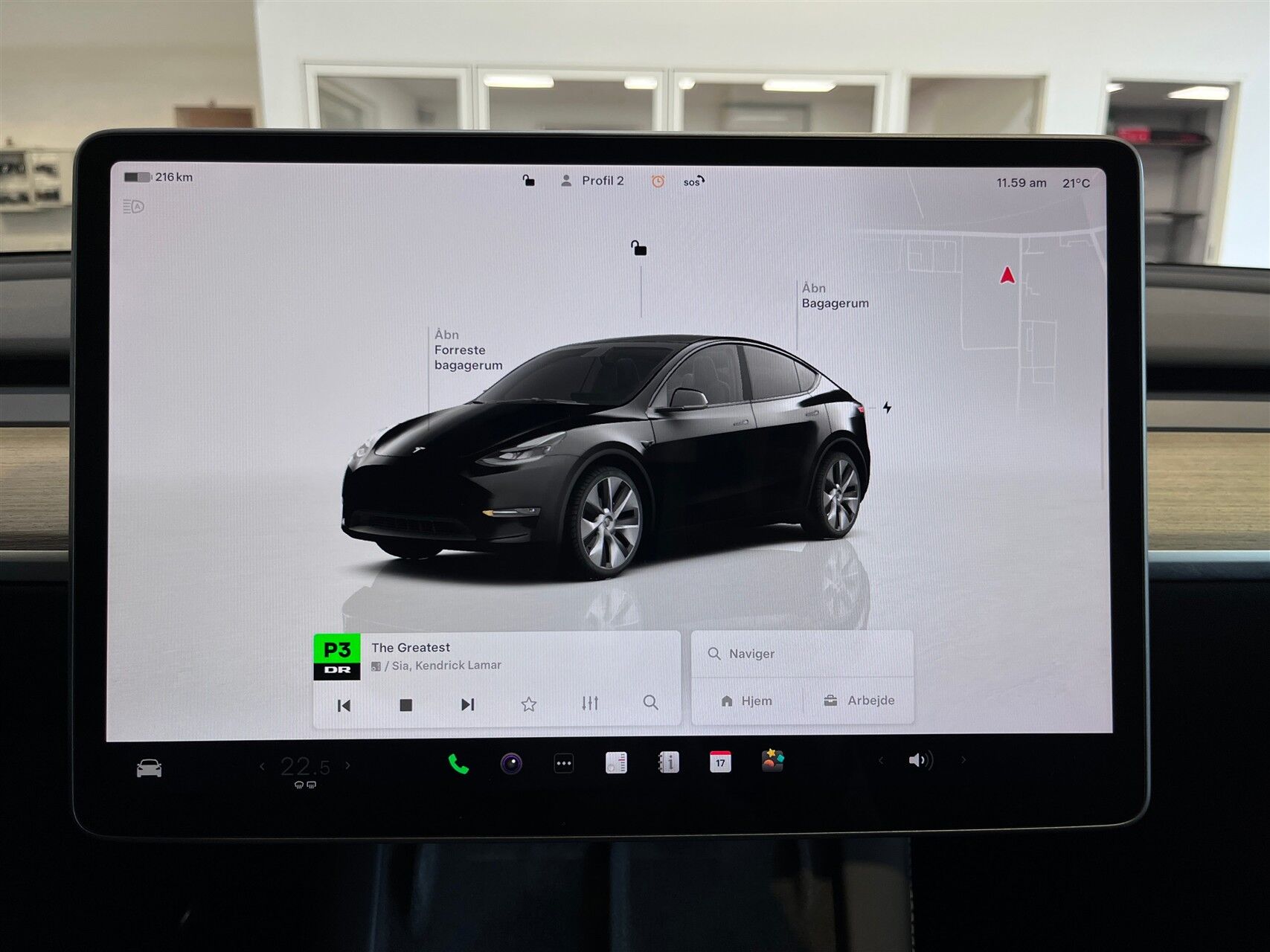Billede af Tesla Model Y EL RWD 299HK 5d Aut.