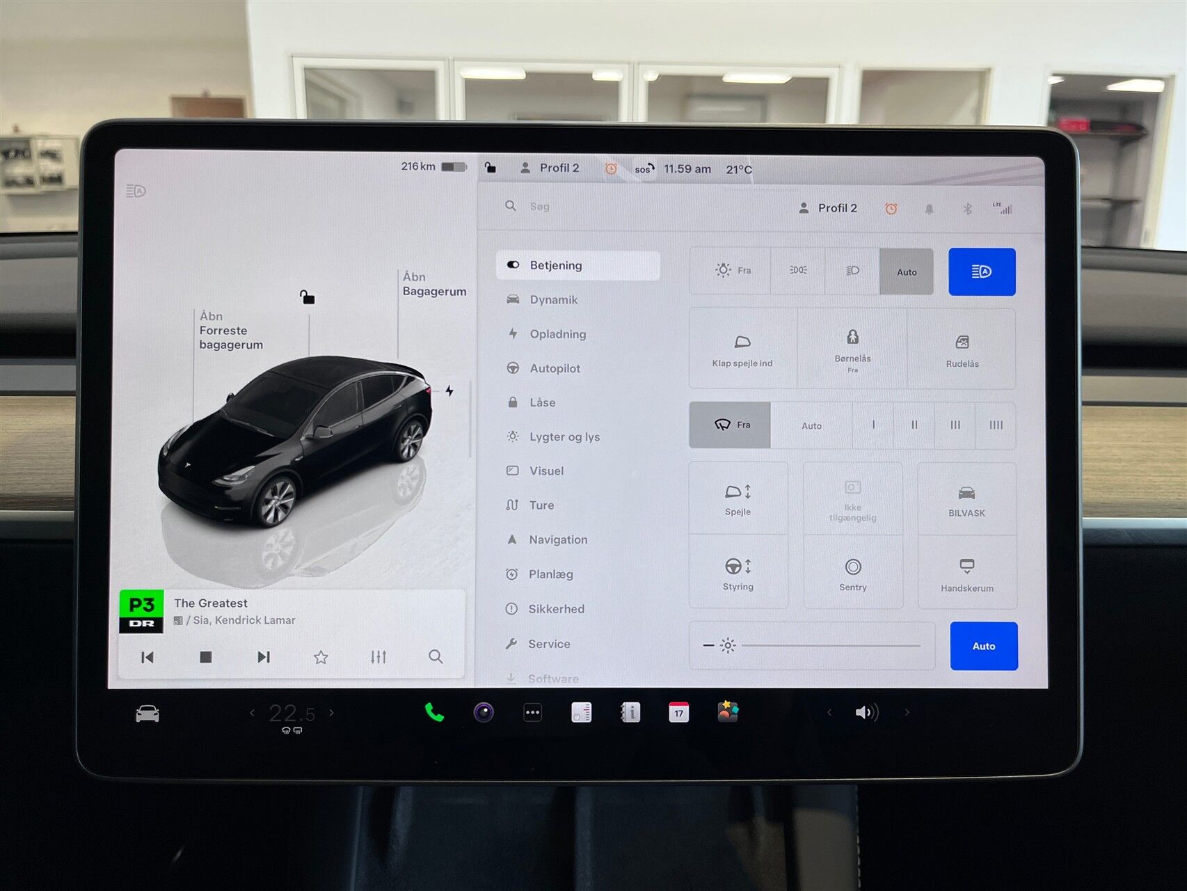 Billede af Tesla Model Y EL RWD 299HK 5d Aut.