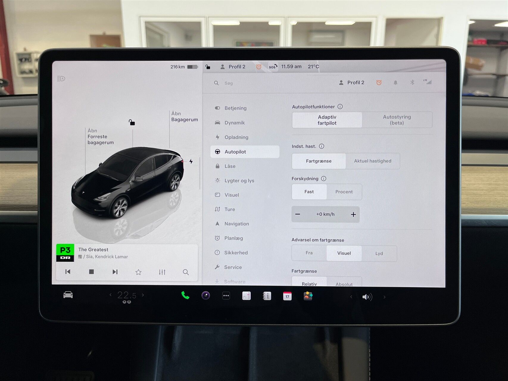 Billede af Tesla Model Y EL RWD 299HK 5d Aut.
