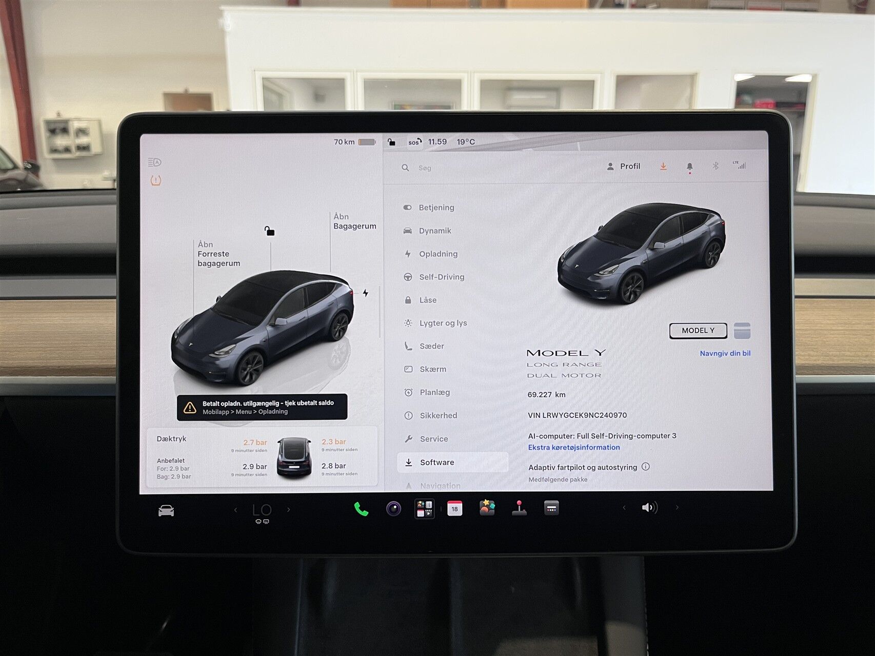 Billede af Tesla Model Y EL Long Range AWD 514HK 5d Aut.