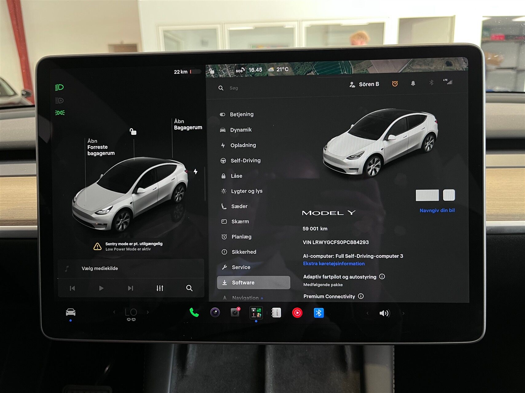 Billede af Tesla Model Y EL RWD 299HK 5d Aut.