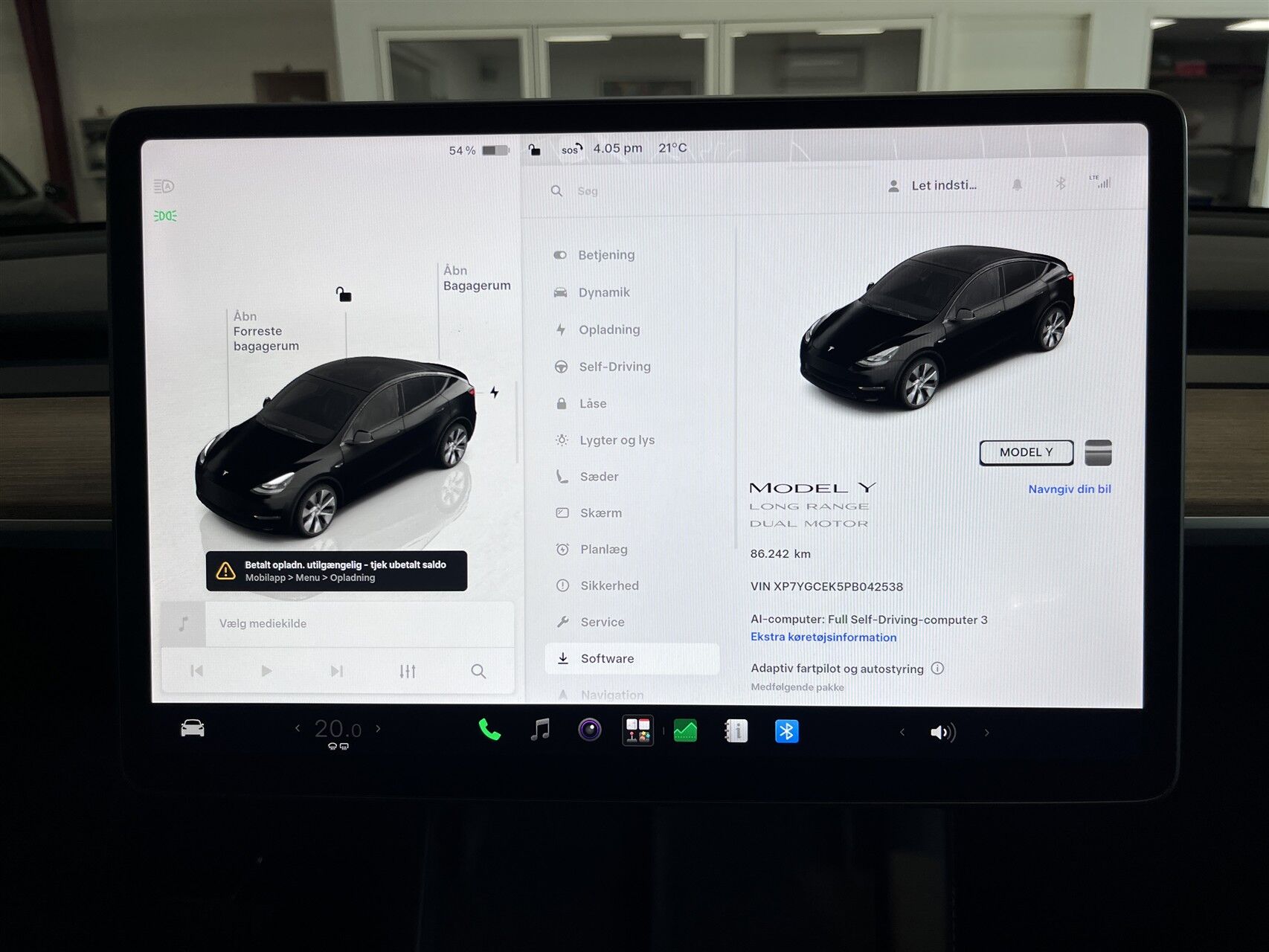 Billede af Tesla Model Y EL Long Range AWD 514HK 5d Aut.