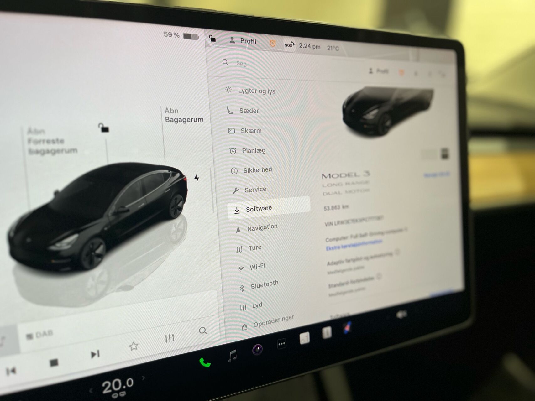 Billede af Tesla Model 3 EL Long Range AWD 498HK Aut.