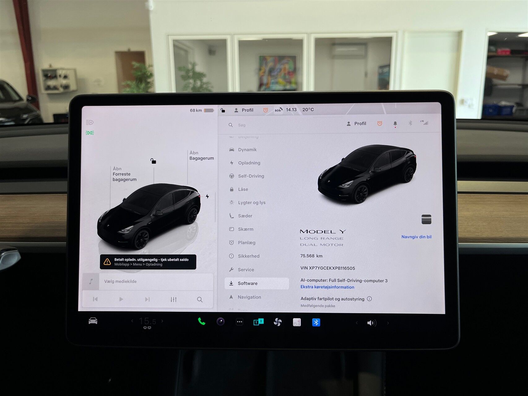 Billede af Tesla Model Y EL Long Range AWD 514HK 5d Aut.