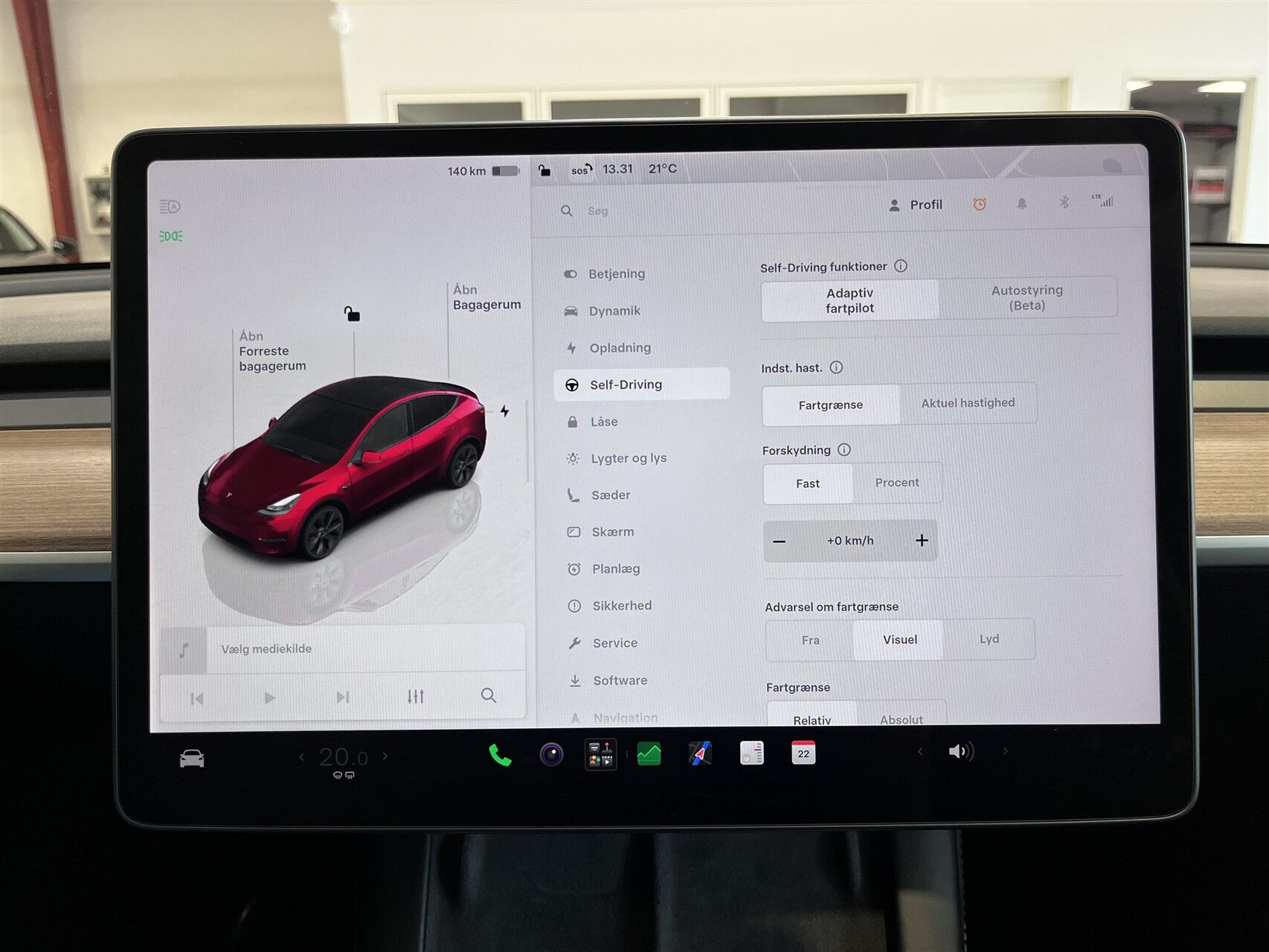 Billede af Tesla Model Y EL RWD 299HK 5d Aut.