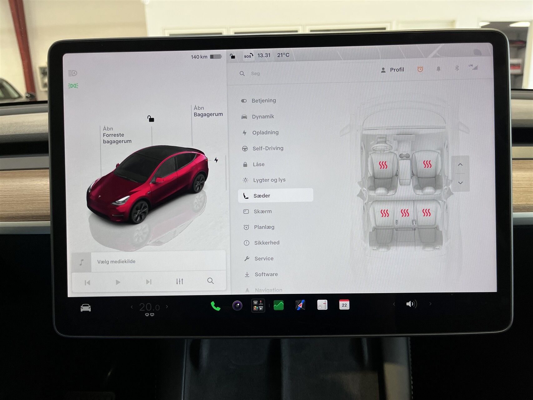 Billede af Tesla Model Y EL RWD 299HK 5d Aut.