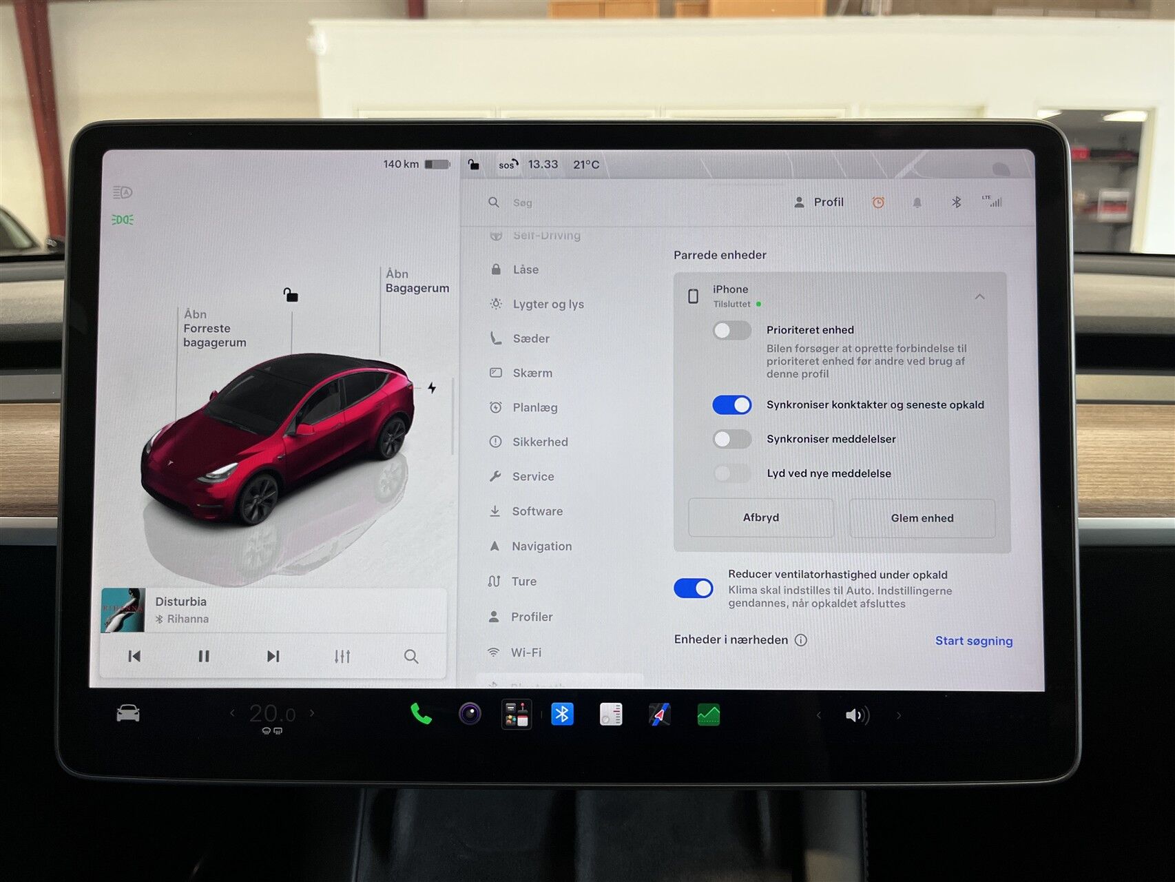Billede af Tesla Model Y EL RWD 299HK 5d Aut.
