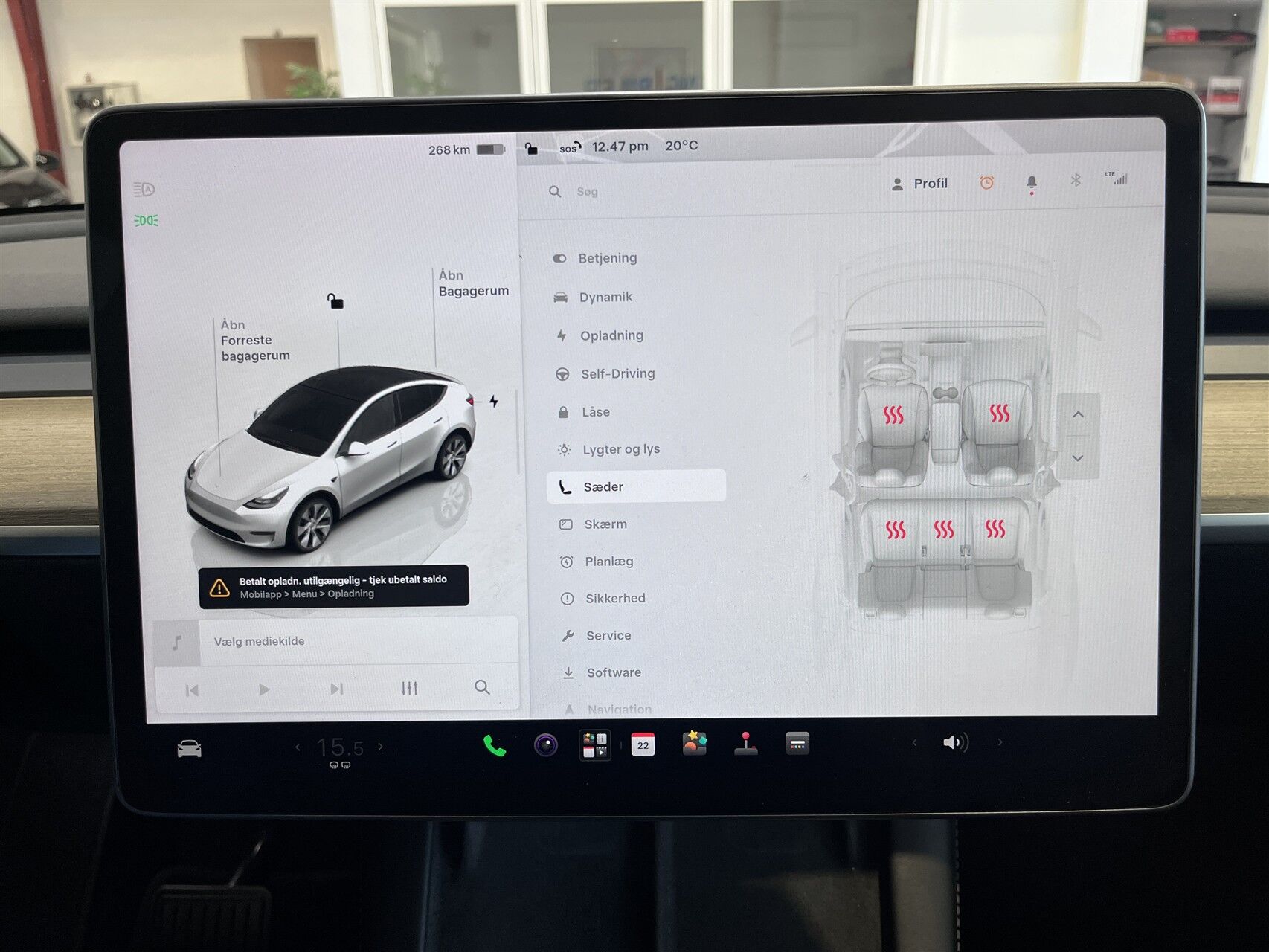 Billede af Tesla Model Y EL RWD 299HK 5d Aut.