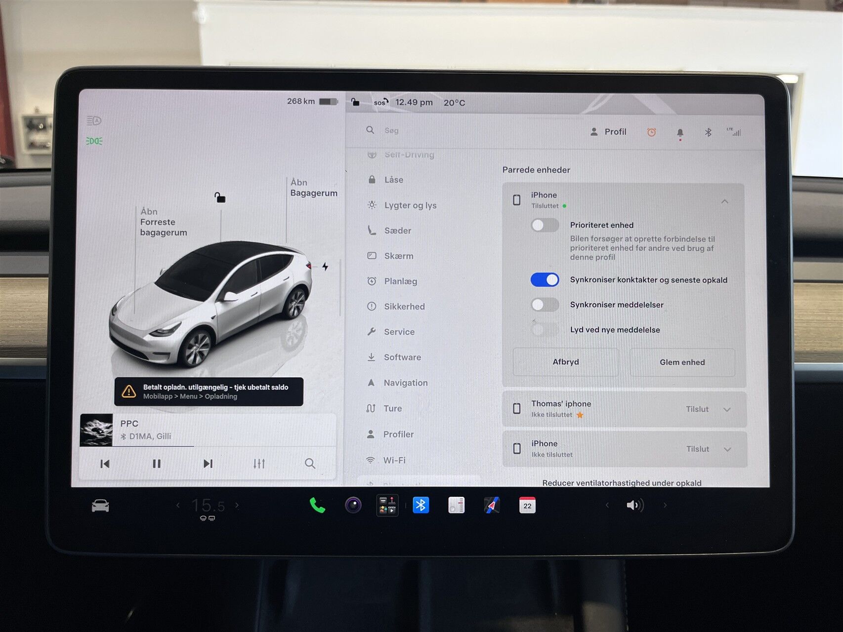 Billede af Tesla Model Y EL RWD 299HK 5d Aut.