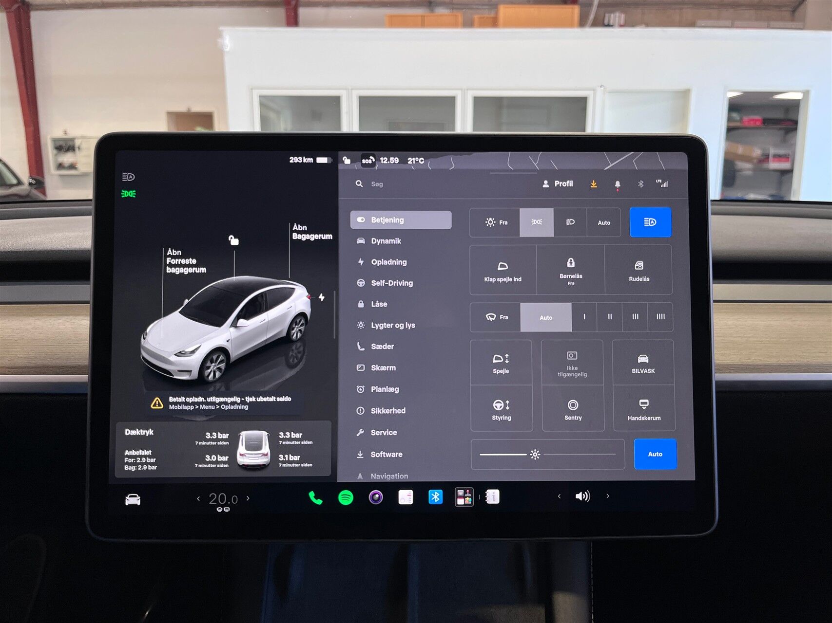 Billede af Tesla Model Y EL RWD 299HK 5d Aut.