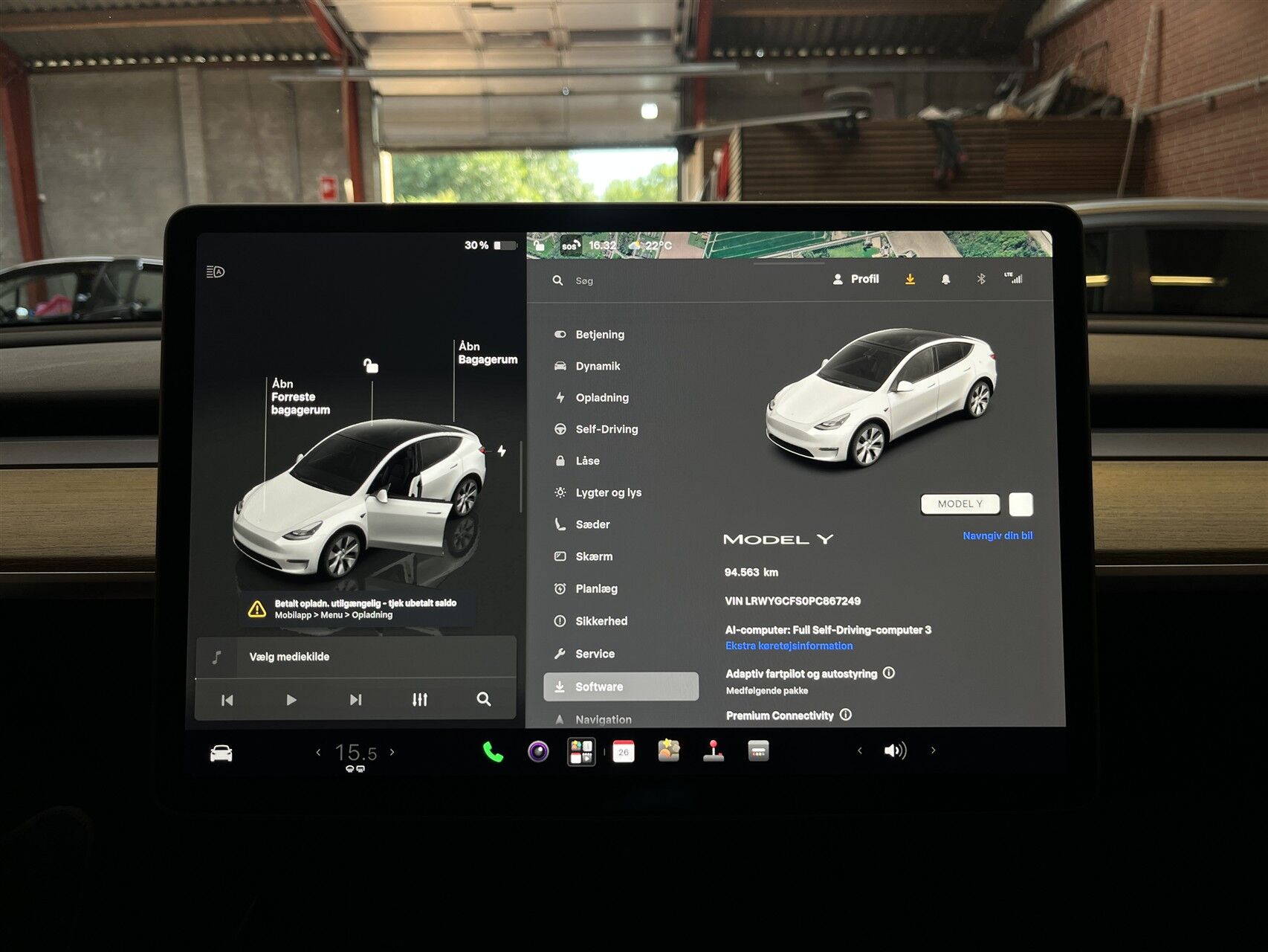 Billede af Tesla Model Y EL RWD 299HK 5d Aut.