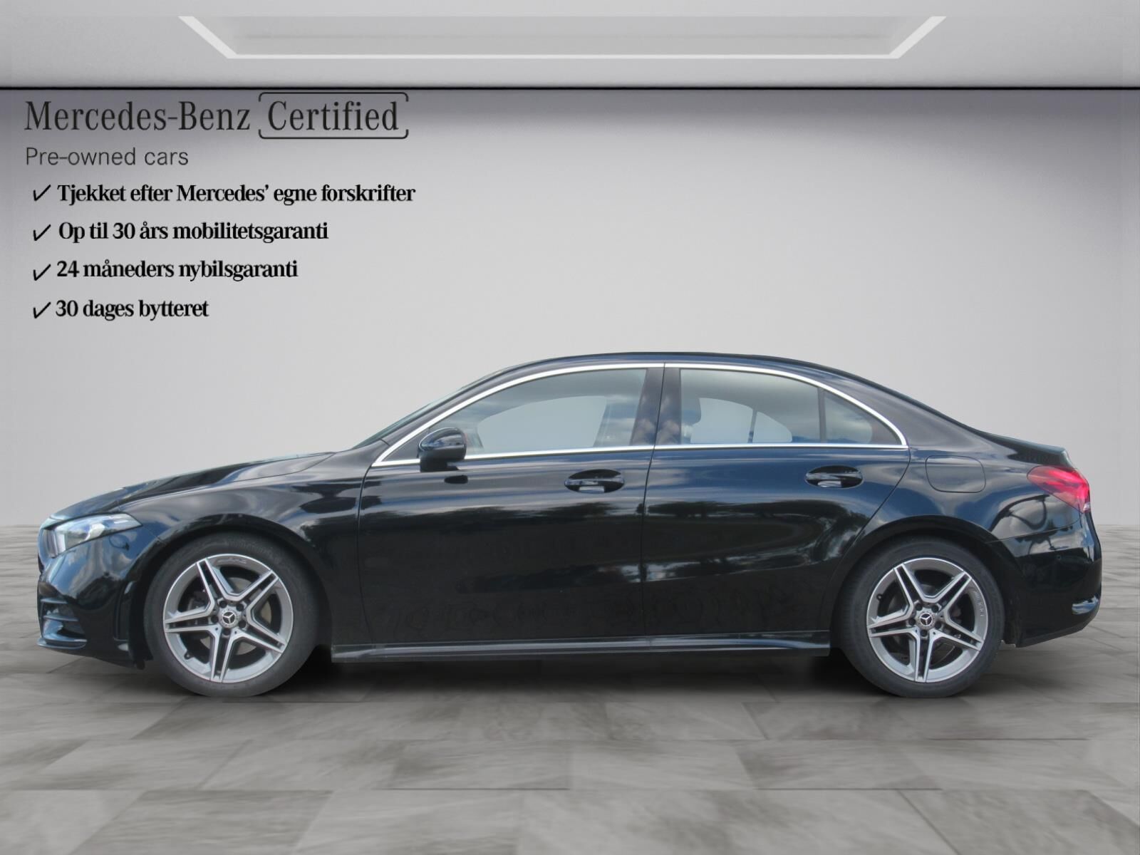 Billede af Mercedes-Benz A200 d 2,0 CDI AMG Line 8G-DCT 150HK 8g Aut.
