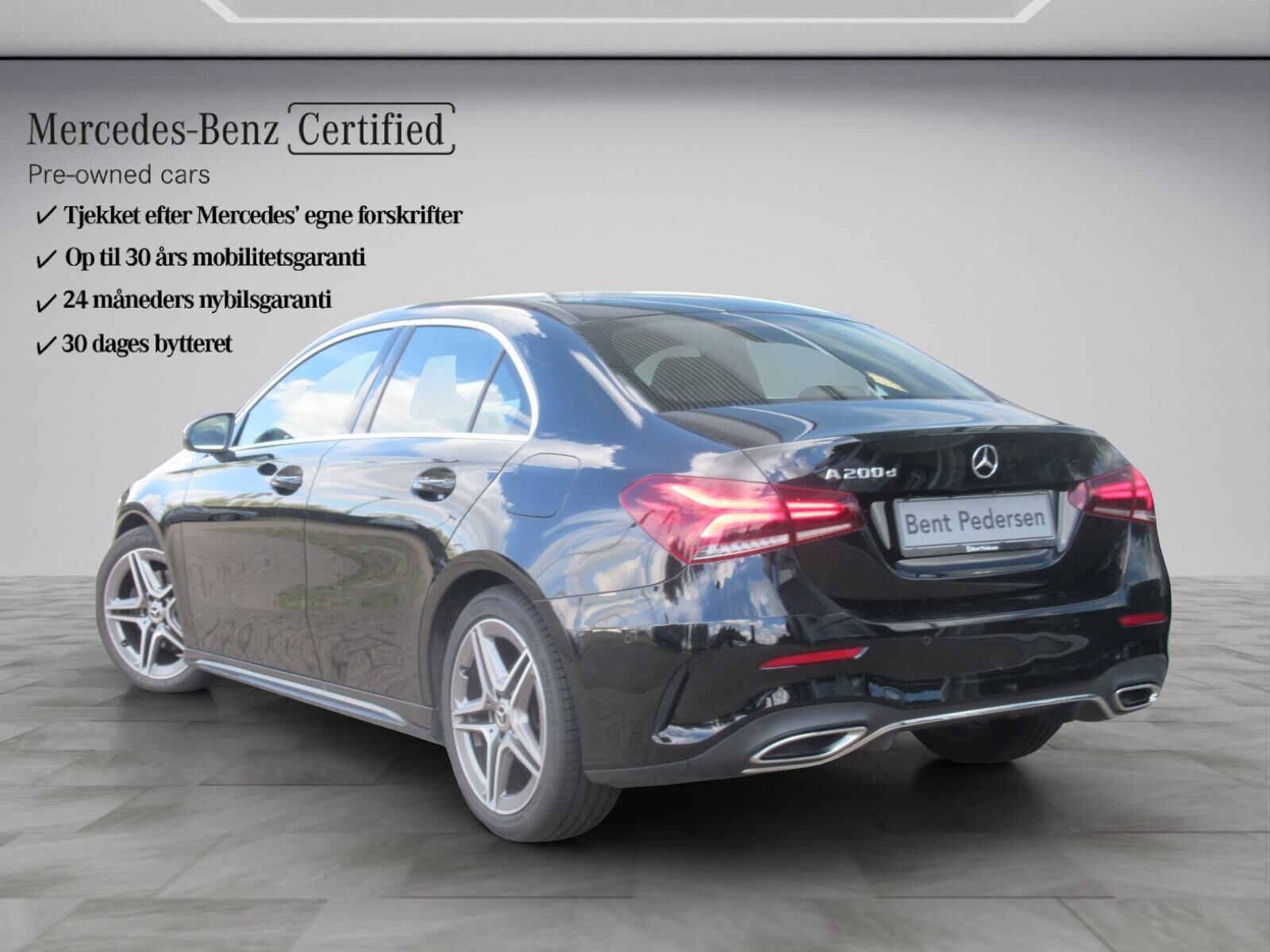 Billede af Mercedes-Benz A200 d 2,0 CDI AMG Line 8G-DCT 150HK 8g Aut.