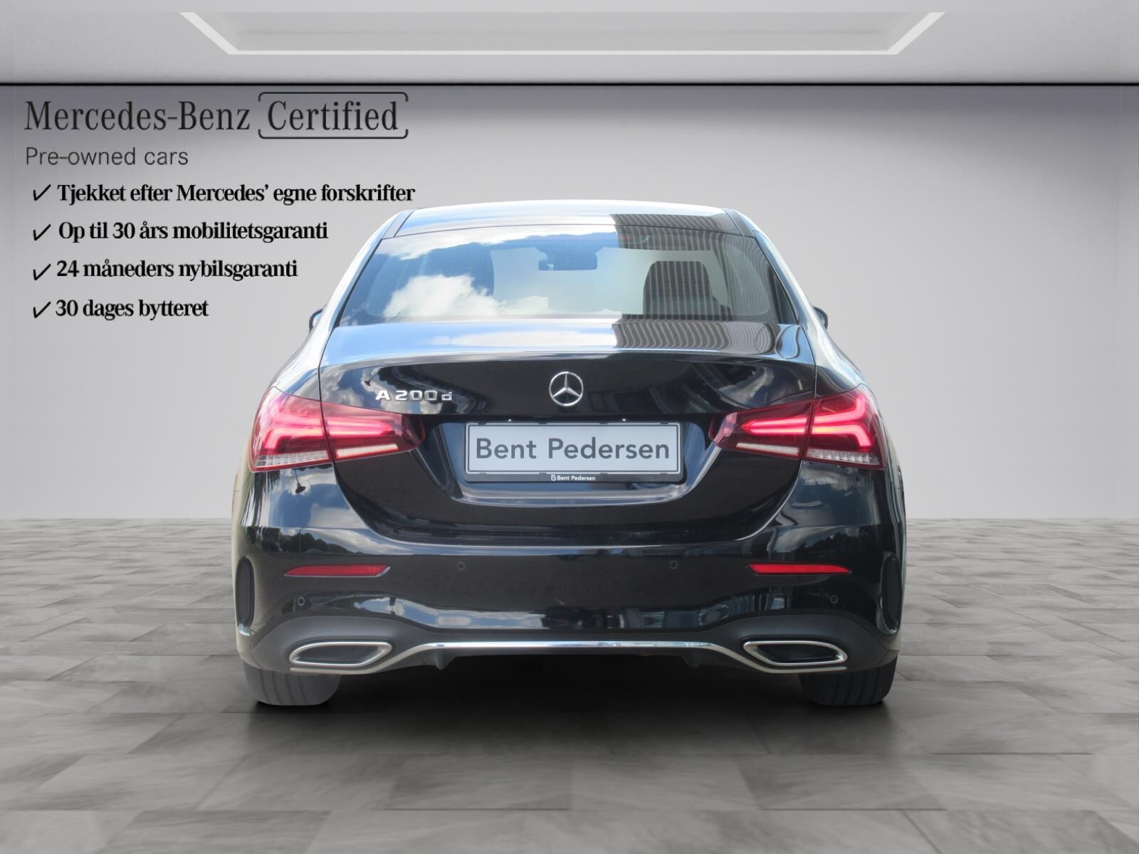 Billede af Mercedes-Benz A200 d 2,0 CDI AMG Line 8G-DCT 150HK 8g Aut.