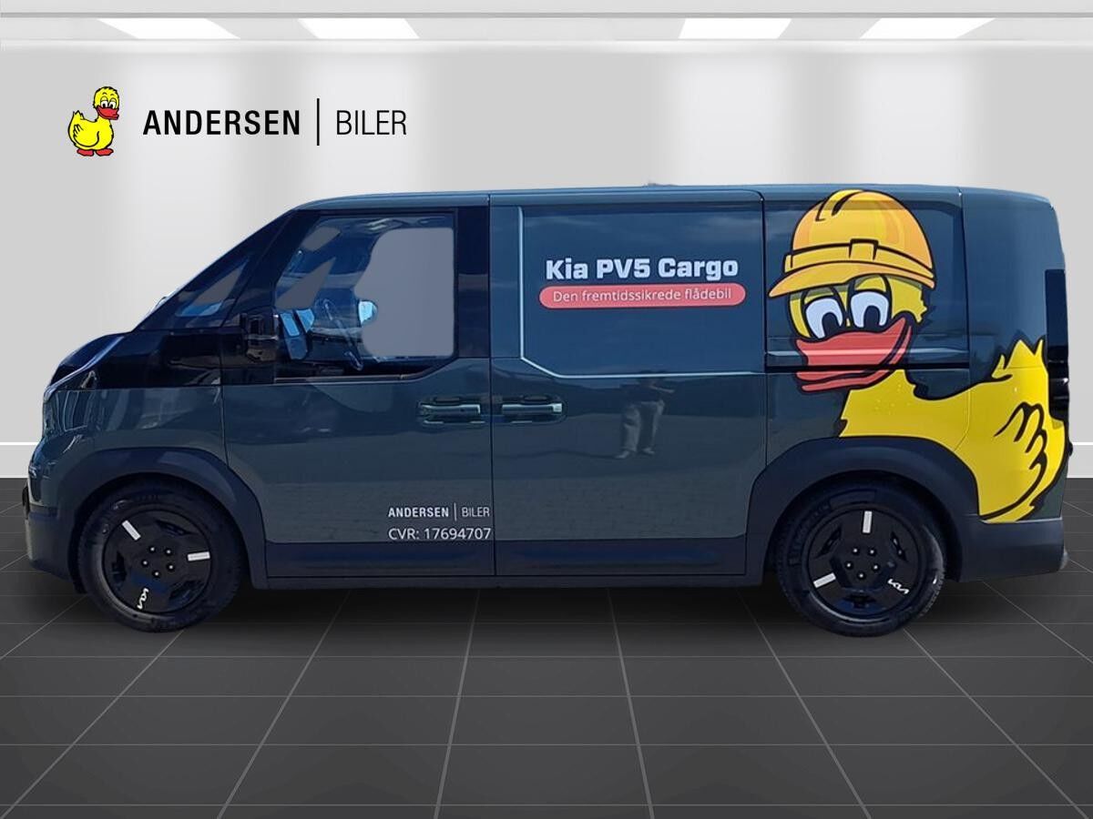 Billede af Kia PV5 Cargo L2H1 m. ekstra skydedør LongRange 163hk Reduktion