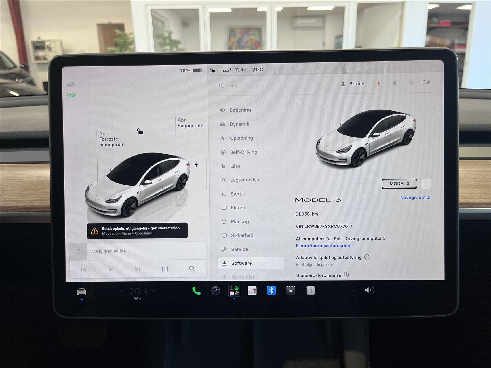 Billede af Tesla Model 3 EL 283HK Aut.