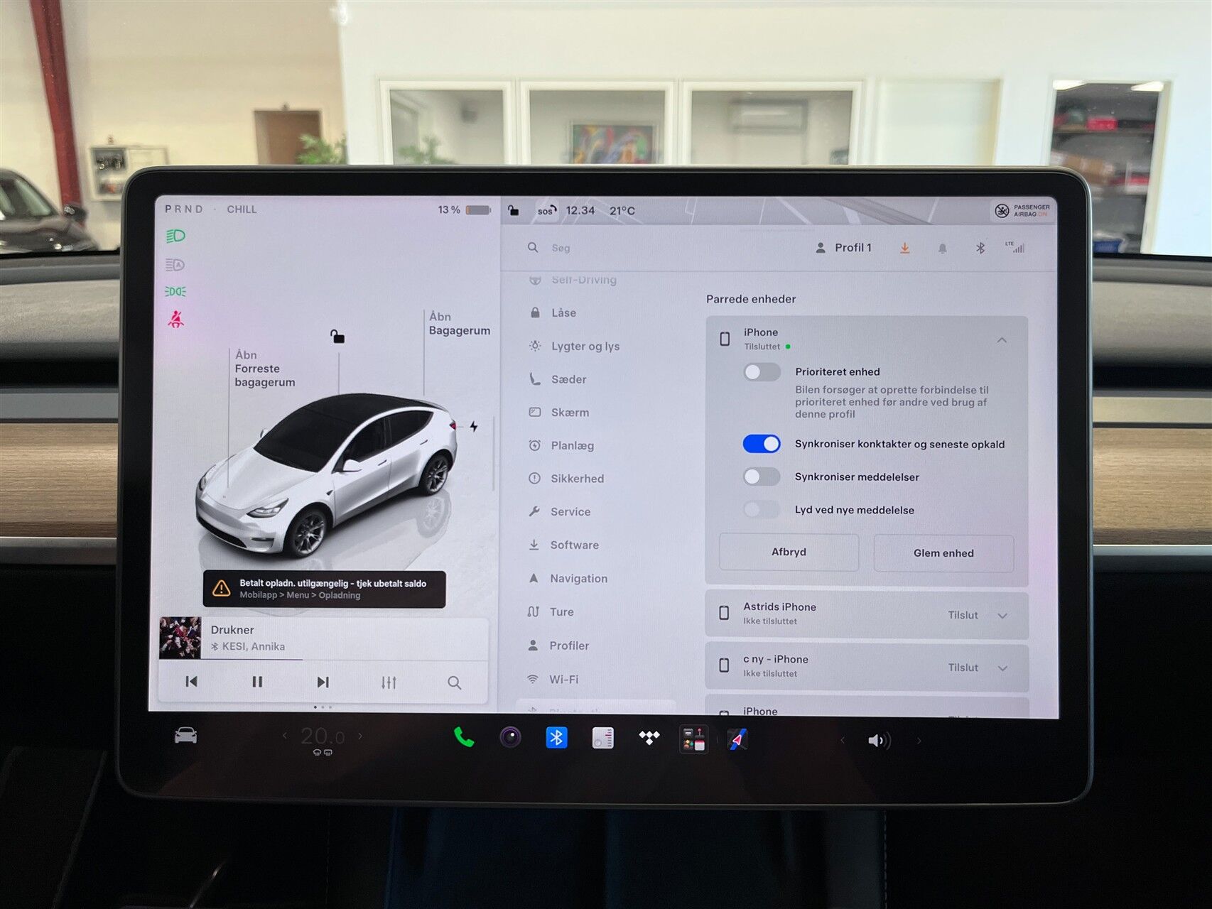 Billede af Tesla Model Y EL RWD 299HK 5d Aut.