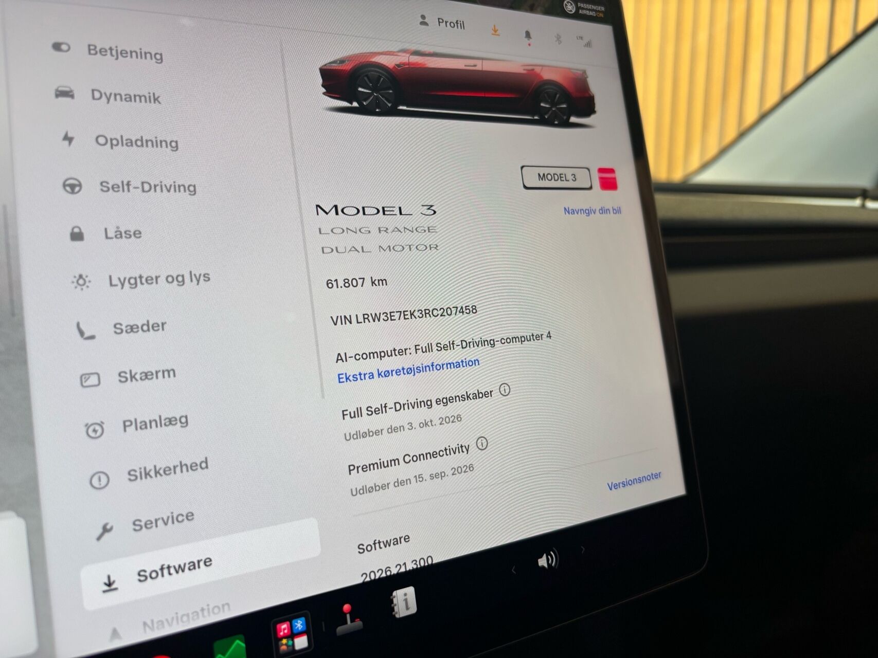 Billede af Tesla Model 3 EL Long Range AWD 498HK Aut.