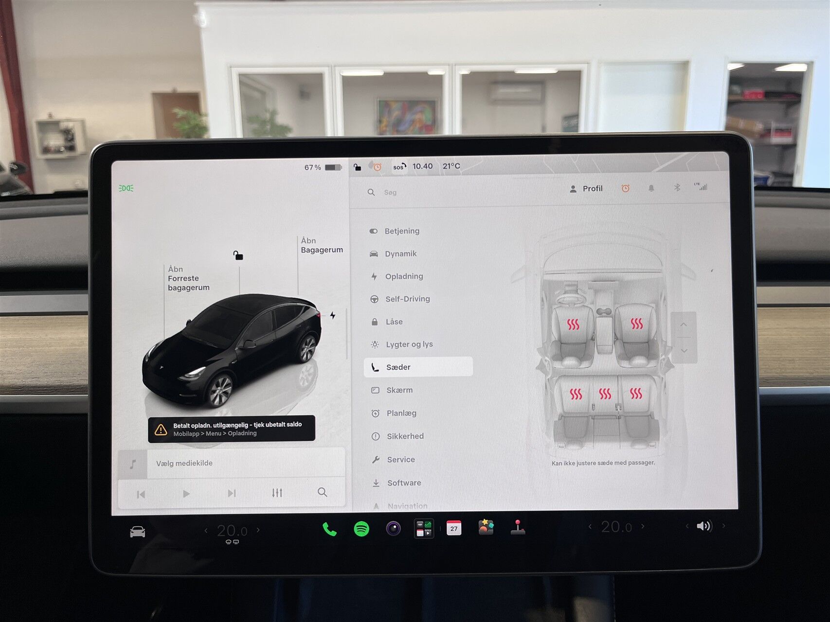 Billede af Tesla Model Y EL RWD 299HK 5d Aut.