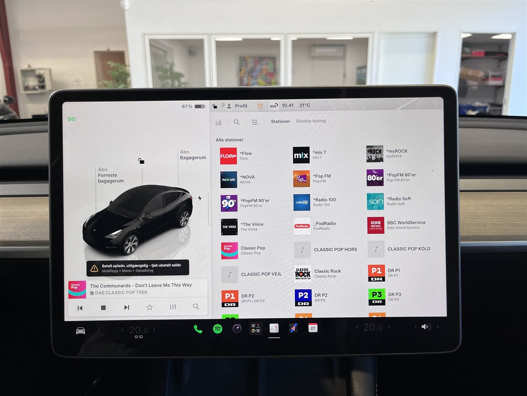 Billede af Tesla Model Y EL RWD 299HK 5d Aut.