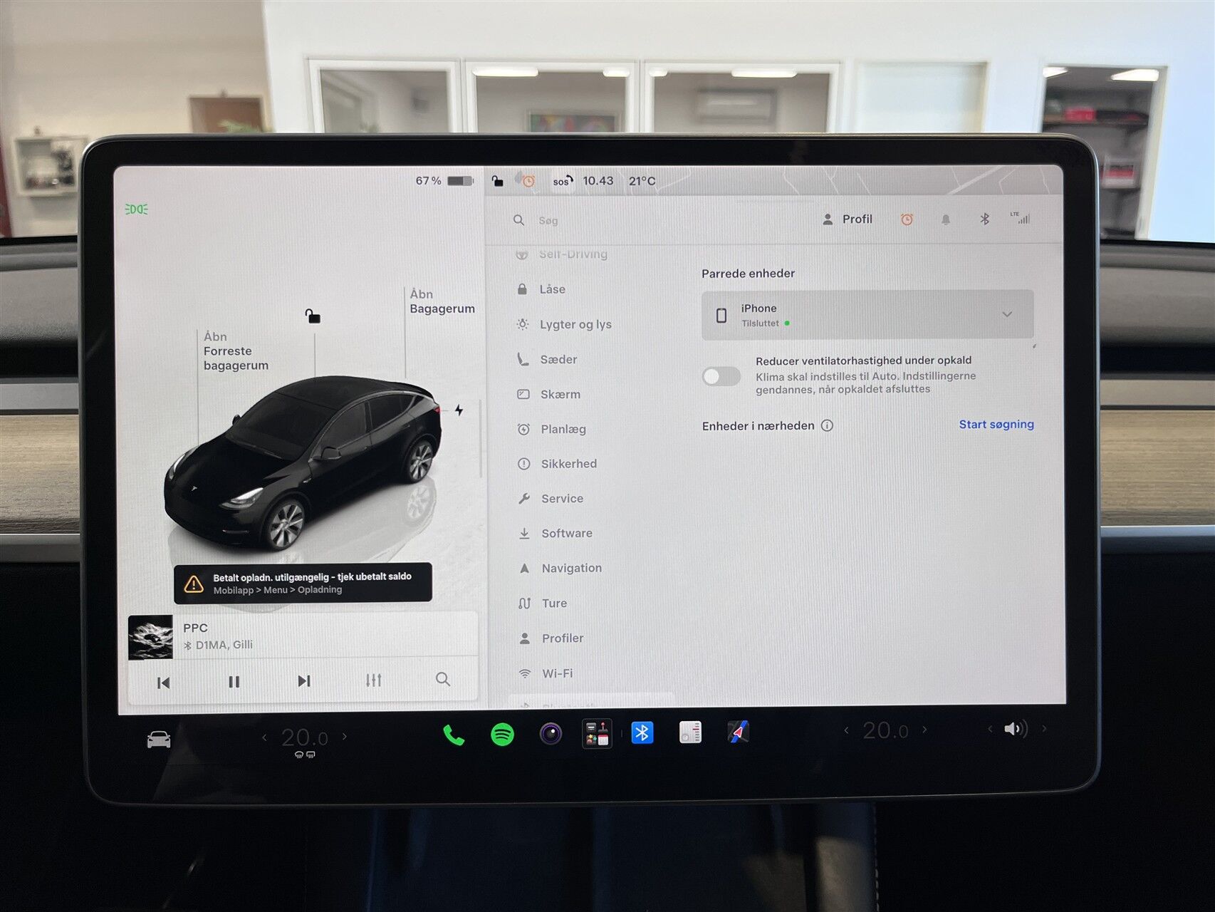 Billede af Tesla Model Y EL RWD 299HK 5d Aut.