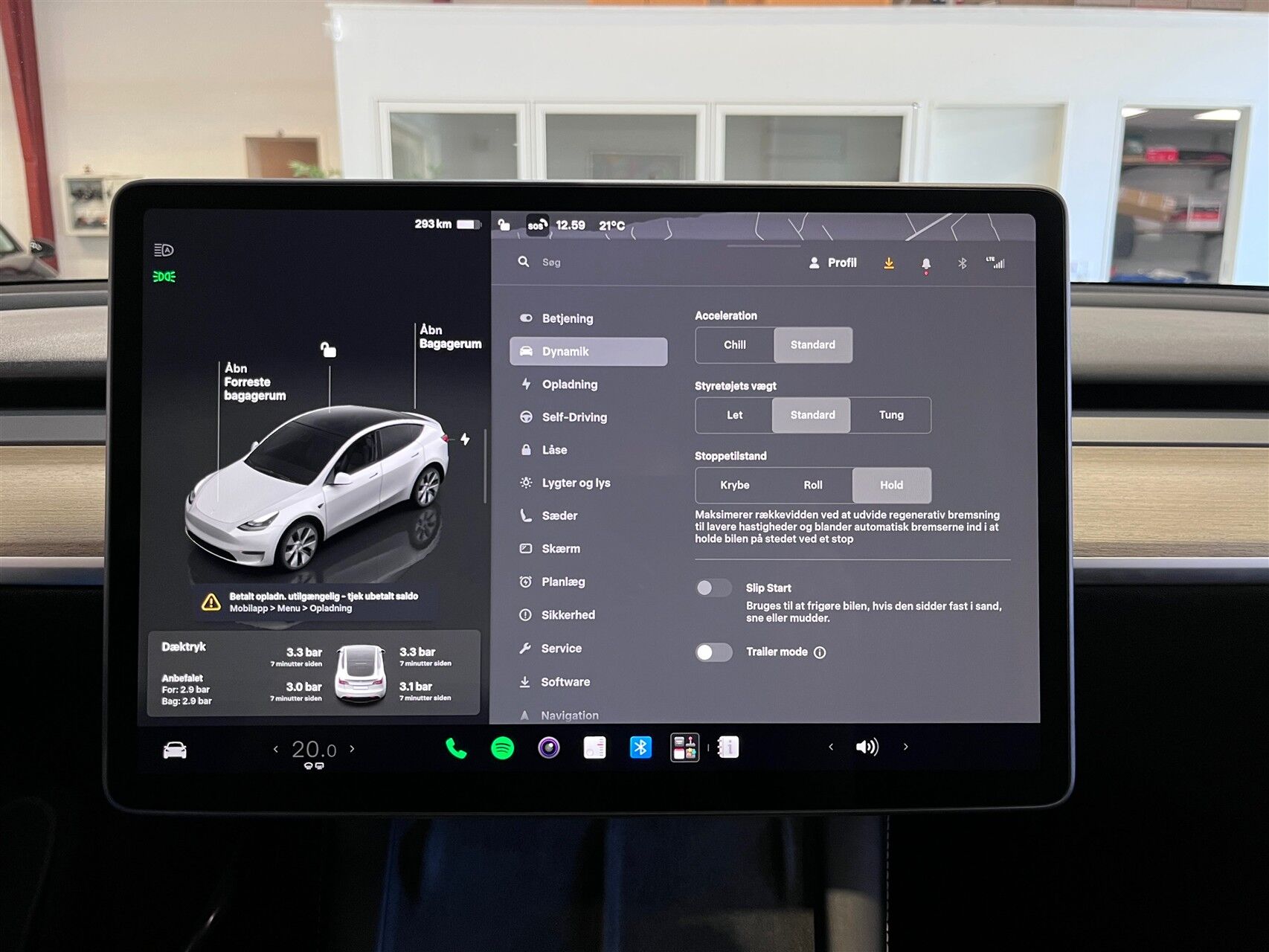 Billede af Tesla Model Y EL RWD 299HK 5d Aut.