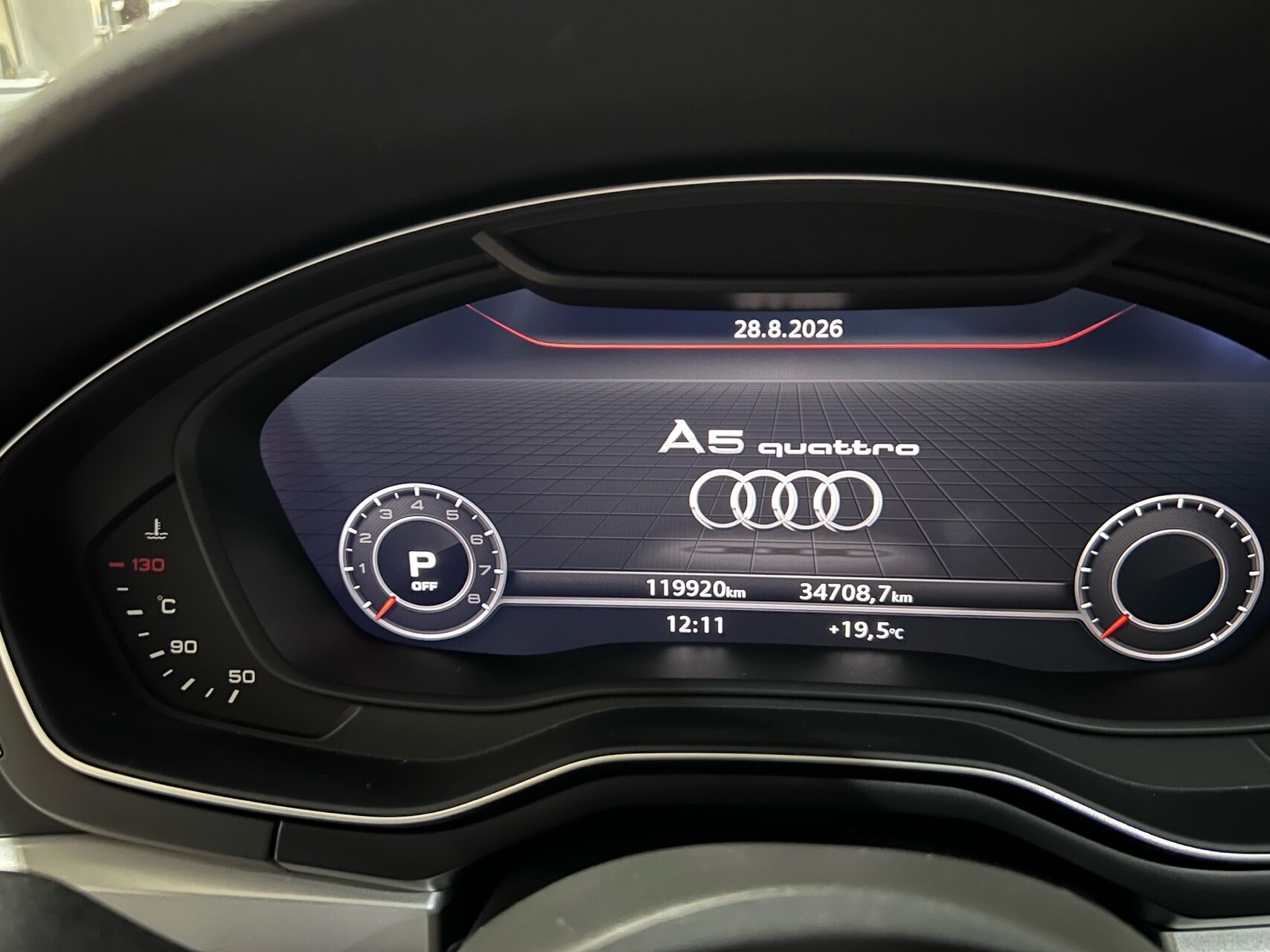 Billede af Audi A5 Sportback 2,0 TFSI Sport Quattro S Tron 252HK 5d 7g Aut.