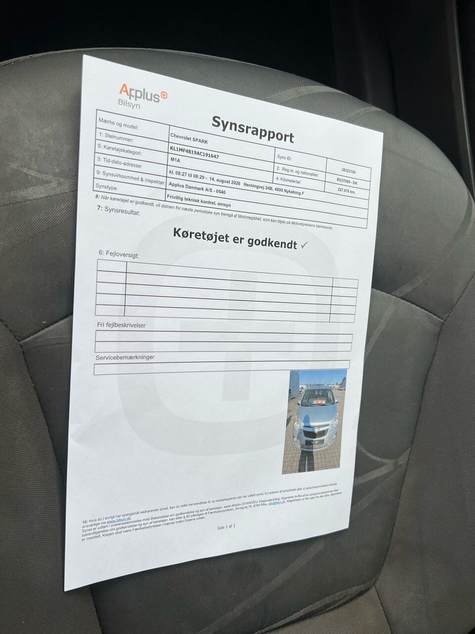 Billede af Chevrolet Spark 1,0 LS 68HK 5d