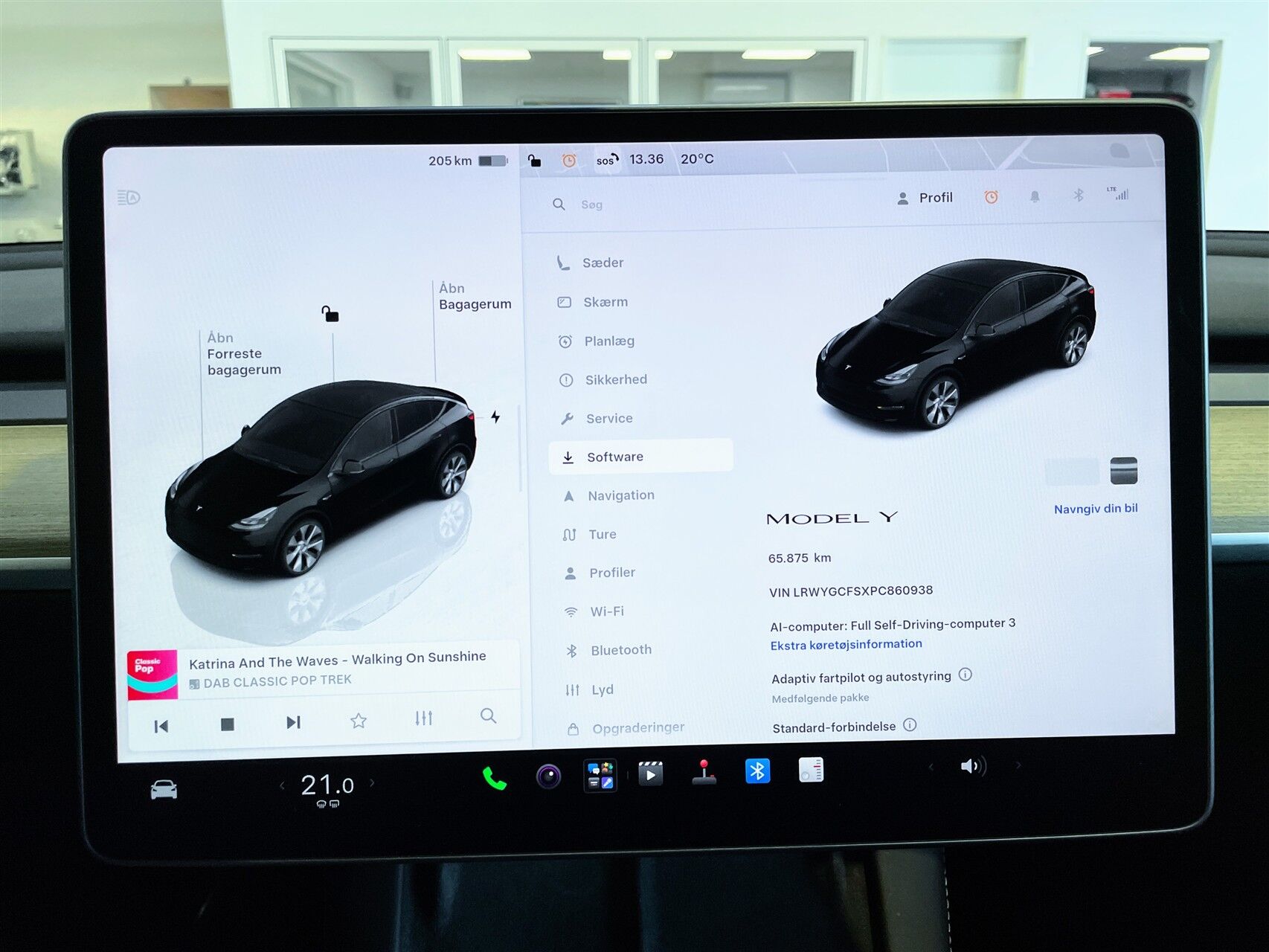 Billede af Tesla Model Y EL RWD 299HK 5d Aut.