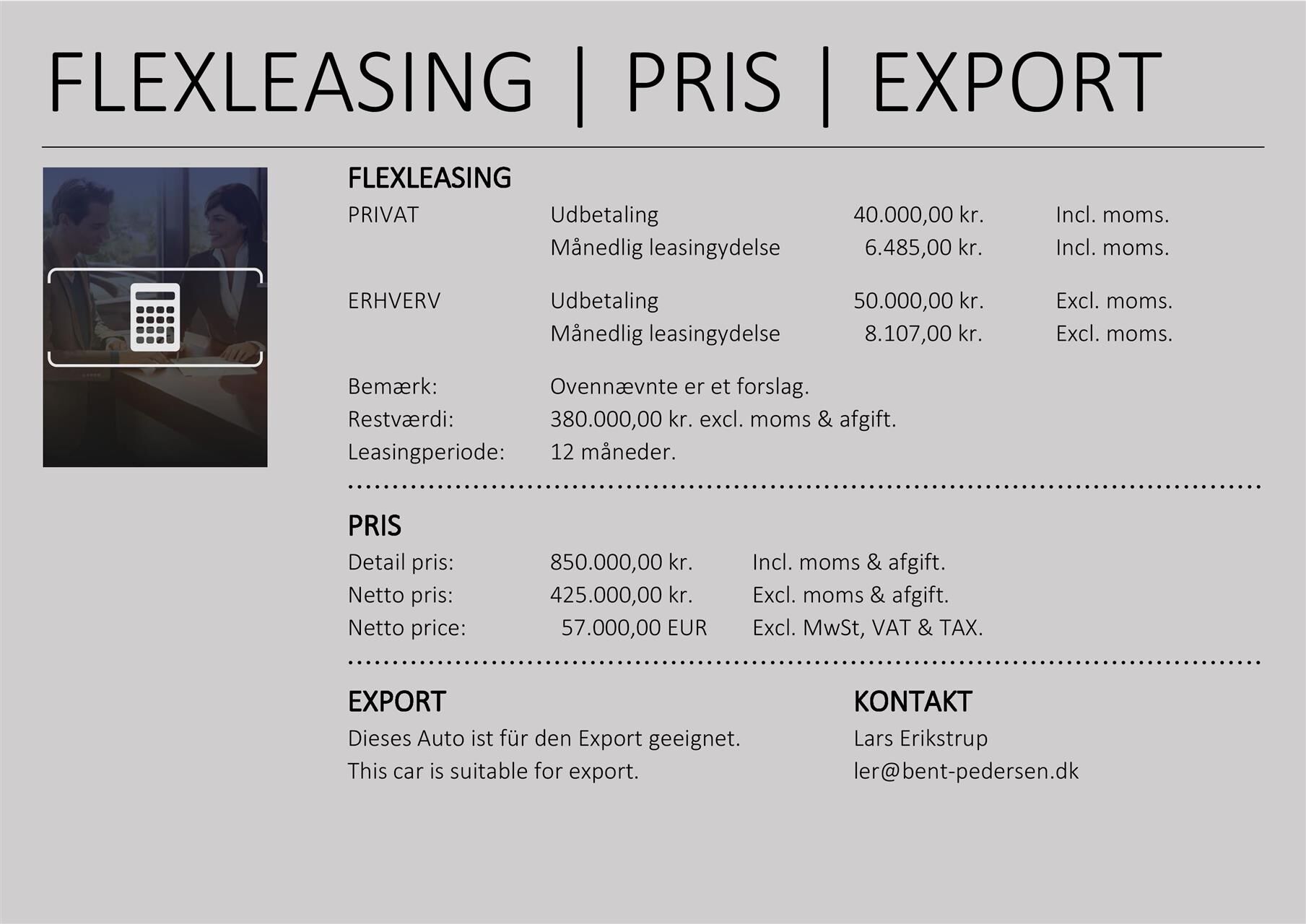 Billede af Mercedes-Benz GLE350 de 2,0 Plugin-hybrid AMG Premium Plus 4Matic 9G-Tronic 320HK 5d 9g Aut.