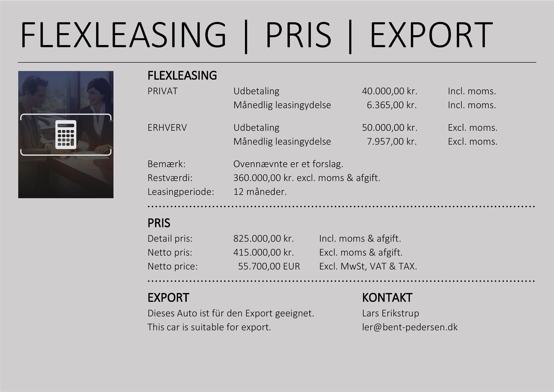 Billede af Mercedes-Benz GLE350 de 2,0 Plugin-hybrid AMG Premium 4Matic 9G-Tronic 320HK 5d 9g Aut.
