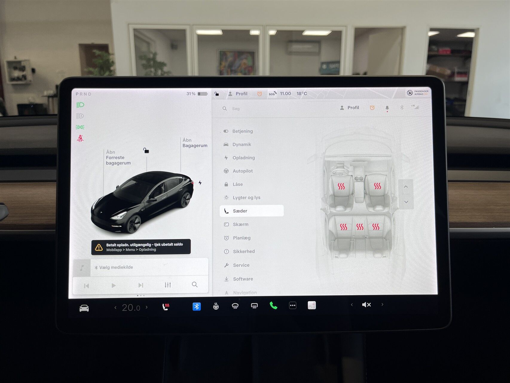 Billede af Tesla Model 3 EL Standard Range Plus 325HK Aut.
