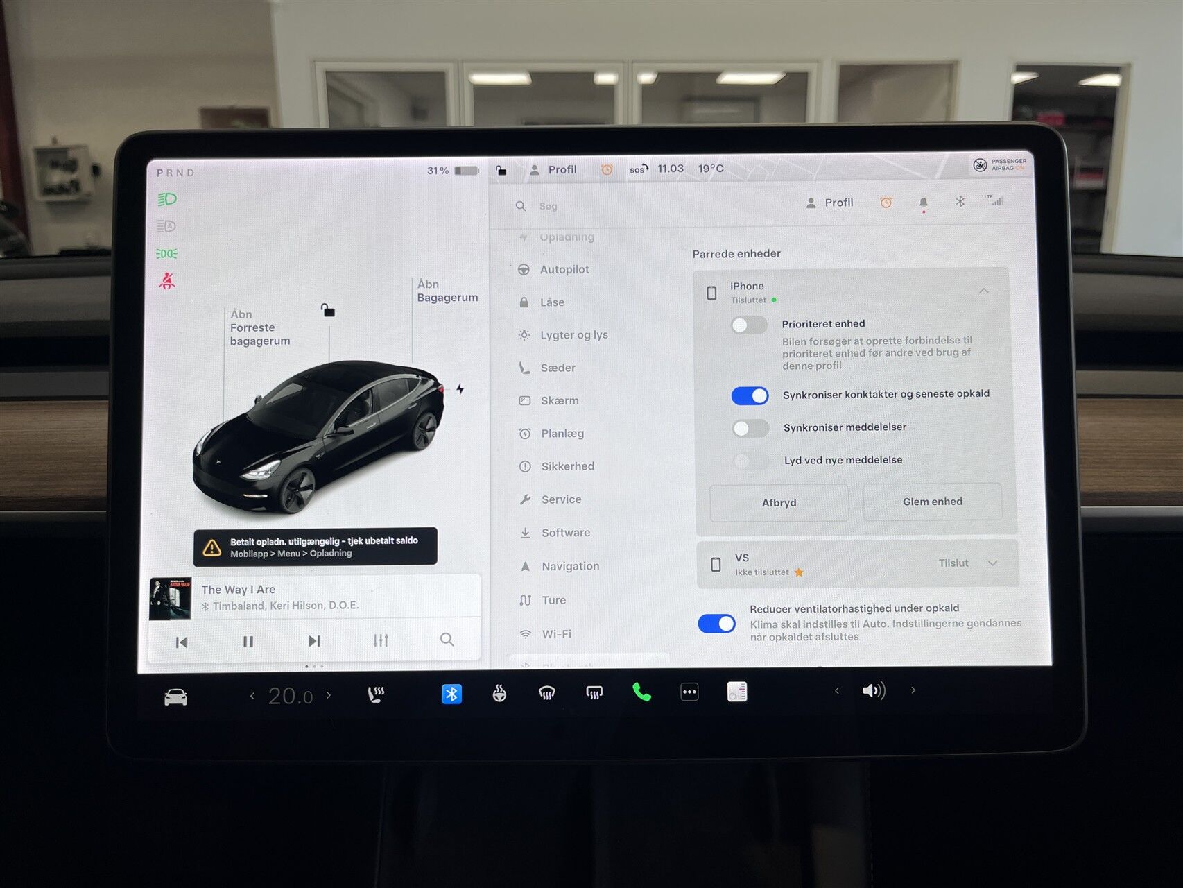 Billede af Tesla Model 3 EL Standard Range Plus 325HK Aut.