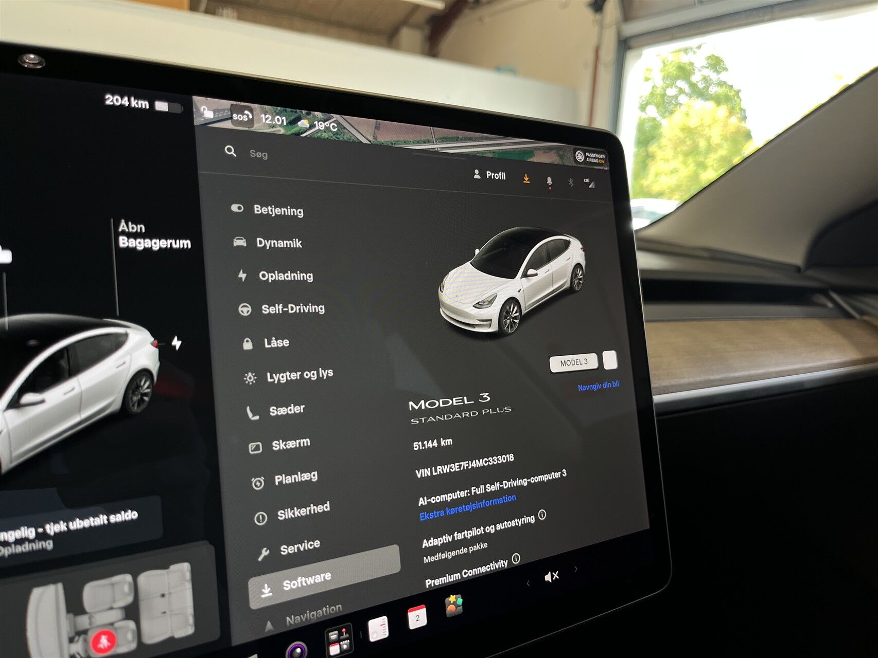 Billede af Tesla Model 3 EL Standard Range Plus 325HK Aut.