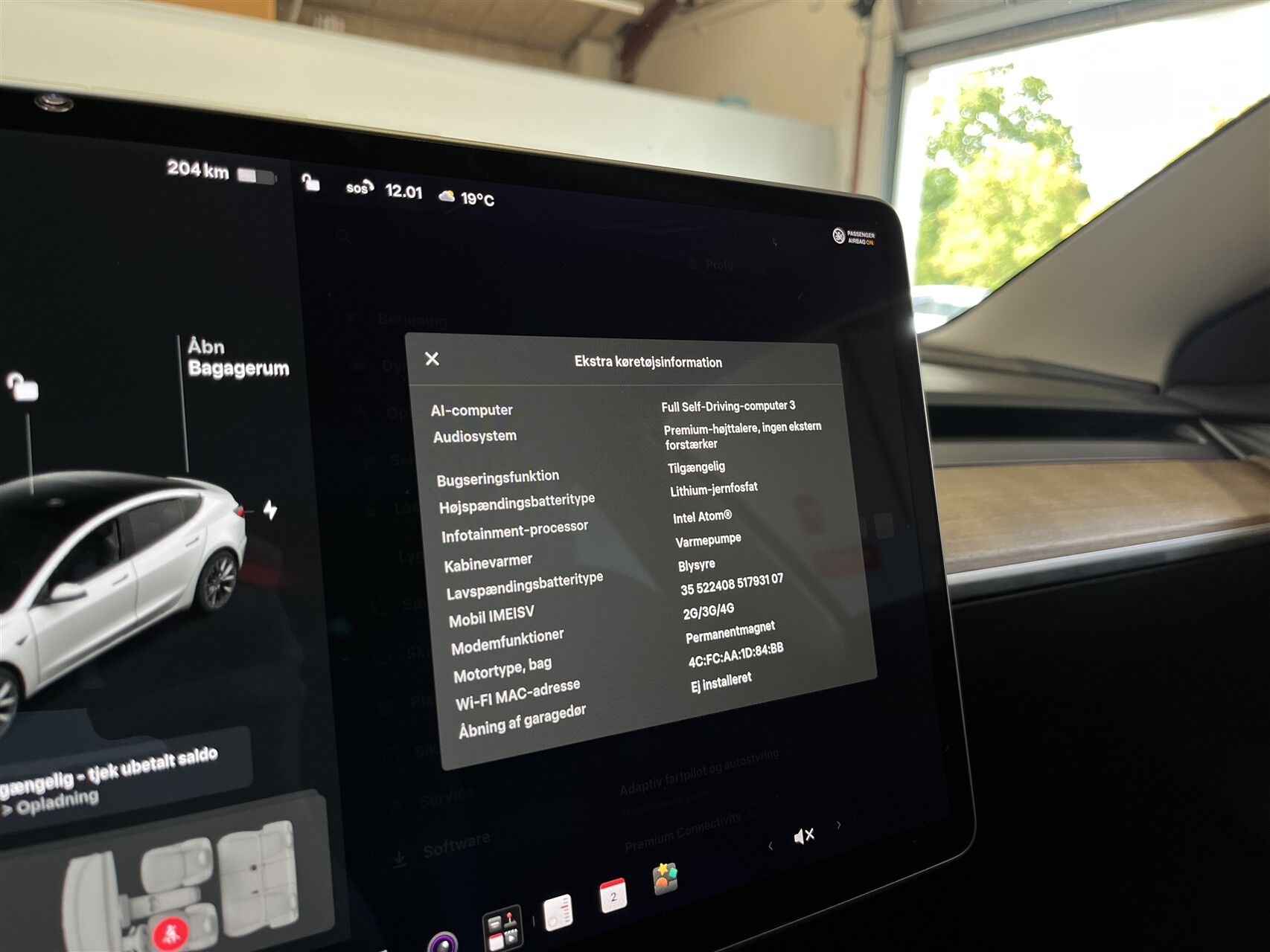 Billede af Tesla Model 3 EL Standard Range Plus 325HK Aut.