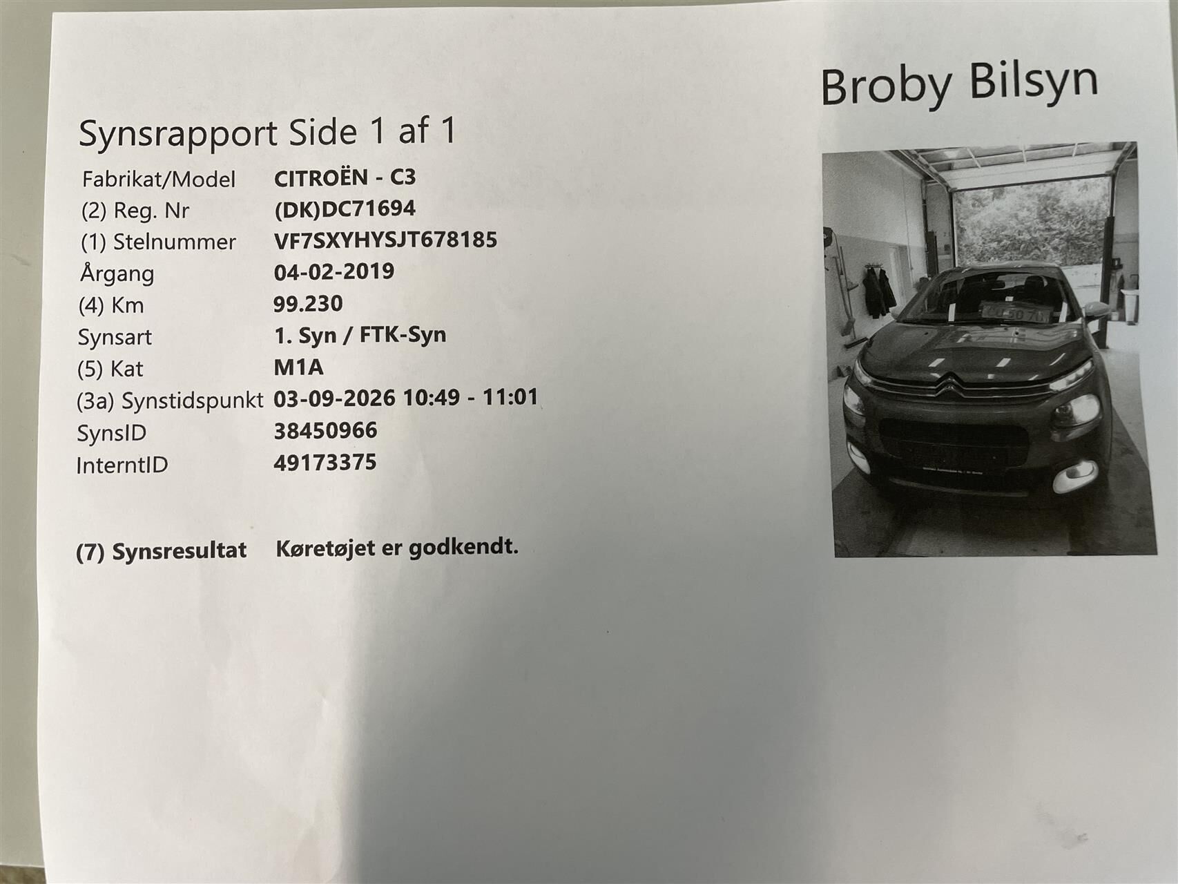 Billede af Citroën C3 1,5 Blue HDi Skyline start/stop 100HK 5d
