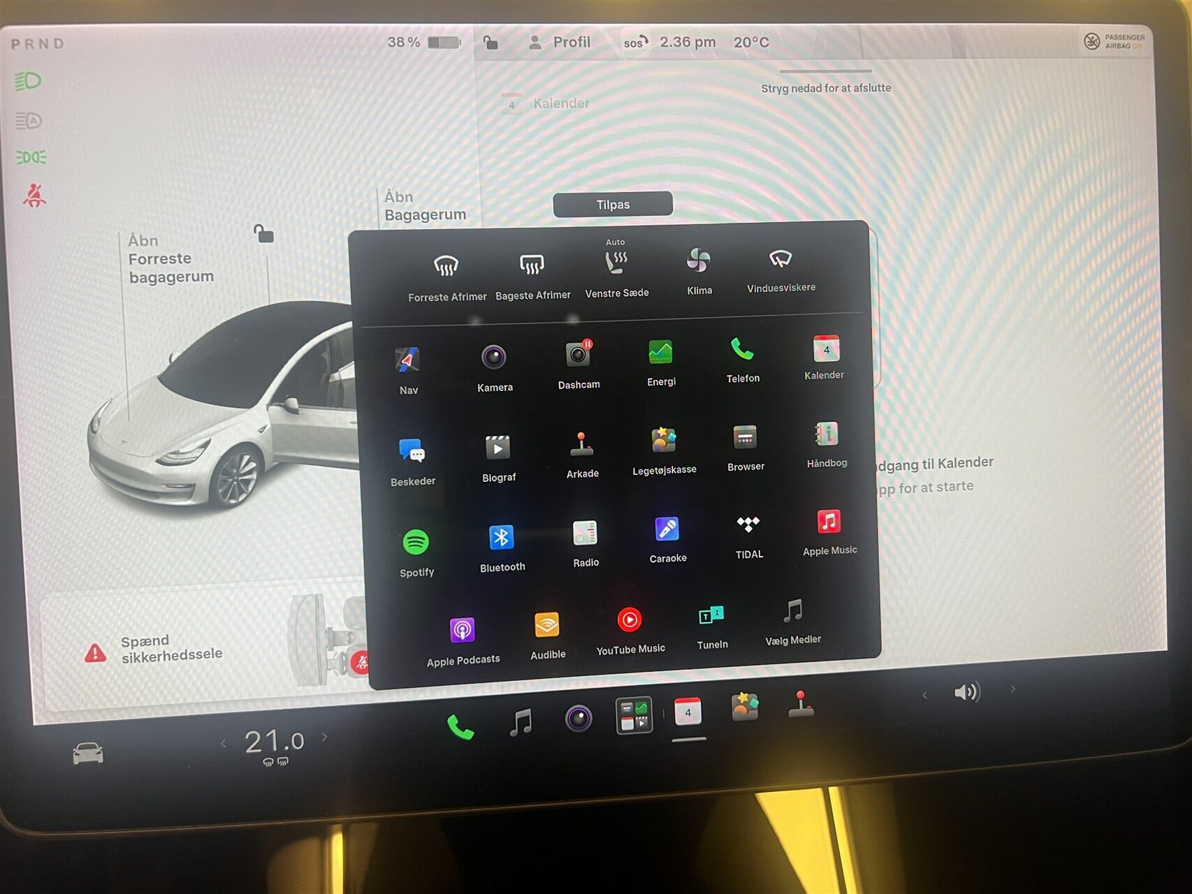Billede af Tesla Model 3 EL Standard Range Plus 325HK Aut.