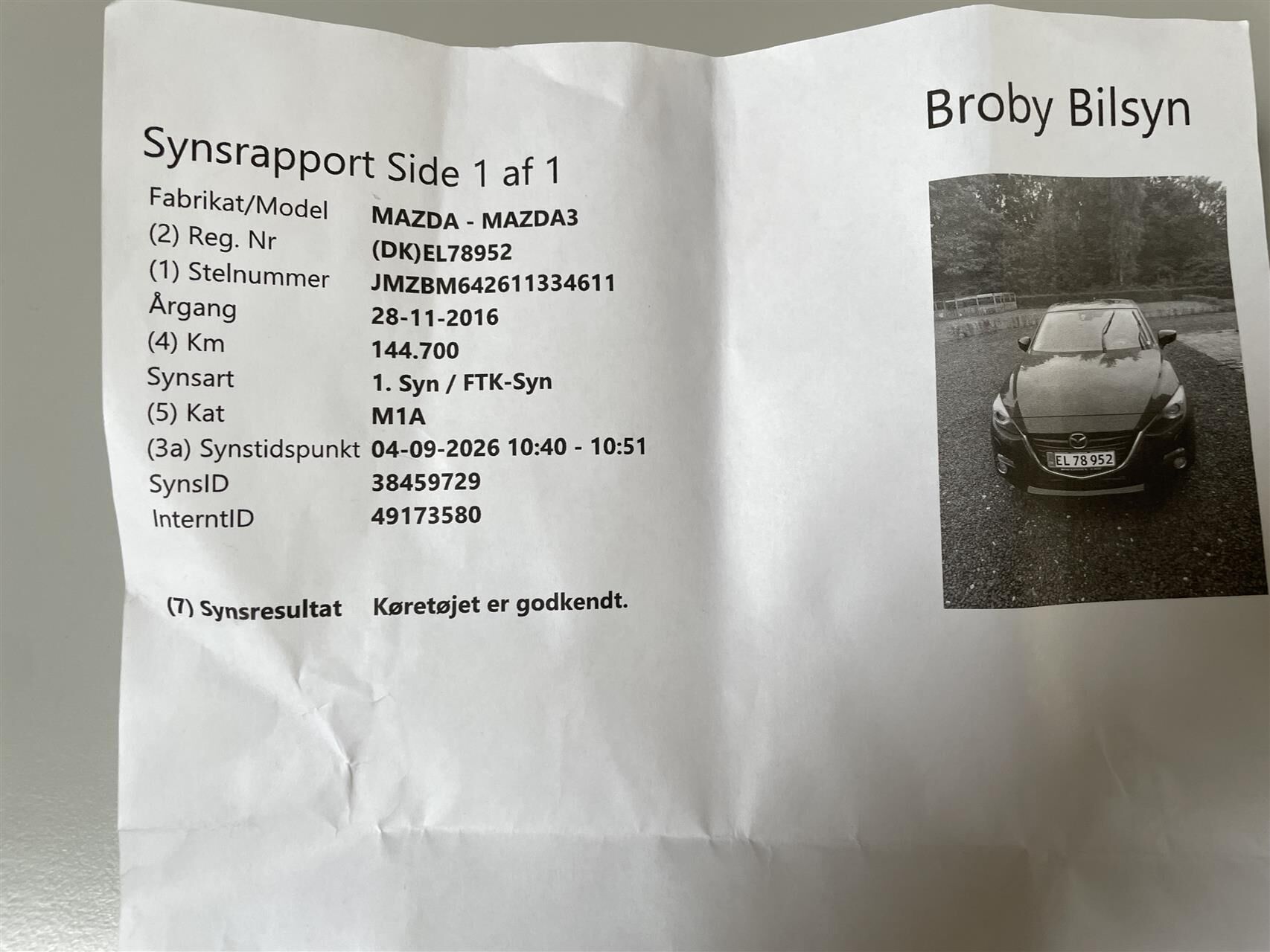 Billede af Mazda 3 2,2 Skyactiv-D Optimum 150HK 5d 6g