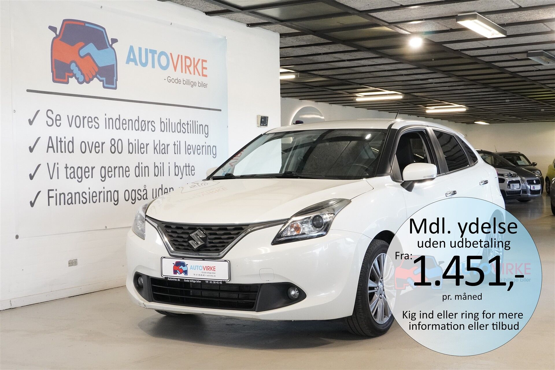 Billede af Suzuki Baleno 1,2 SHVS  Mild hybrid Exclusive 90HK 5d