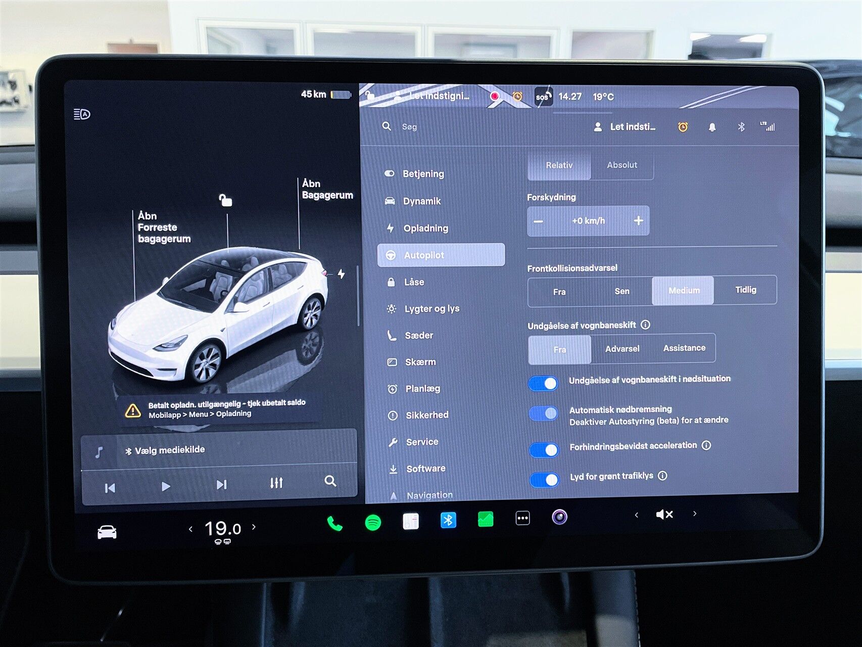 Billede af Tesla Model Y EL RWD 299HK 5d Aut.