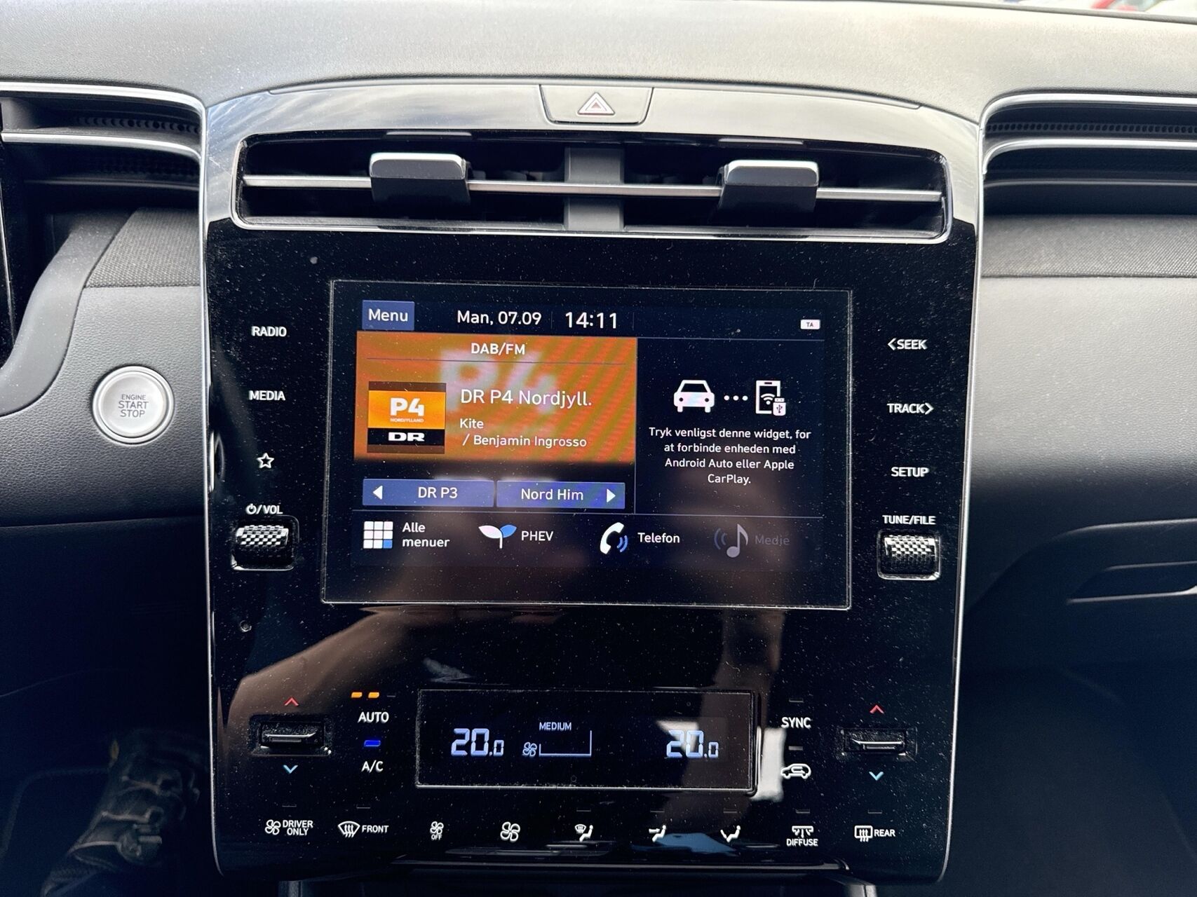 Billede af Hyundai Tucson 1,6 T-GDI  Plugin-hybrid Essential 4WD 265HK 5d 6g Aut.