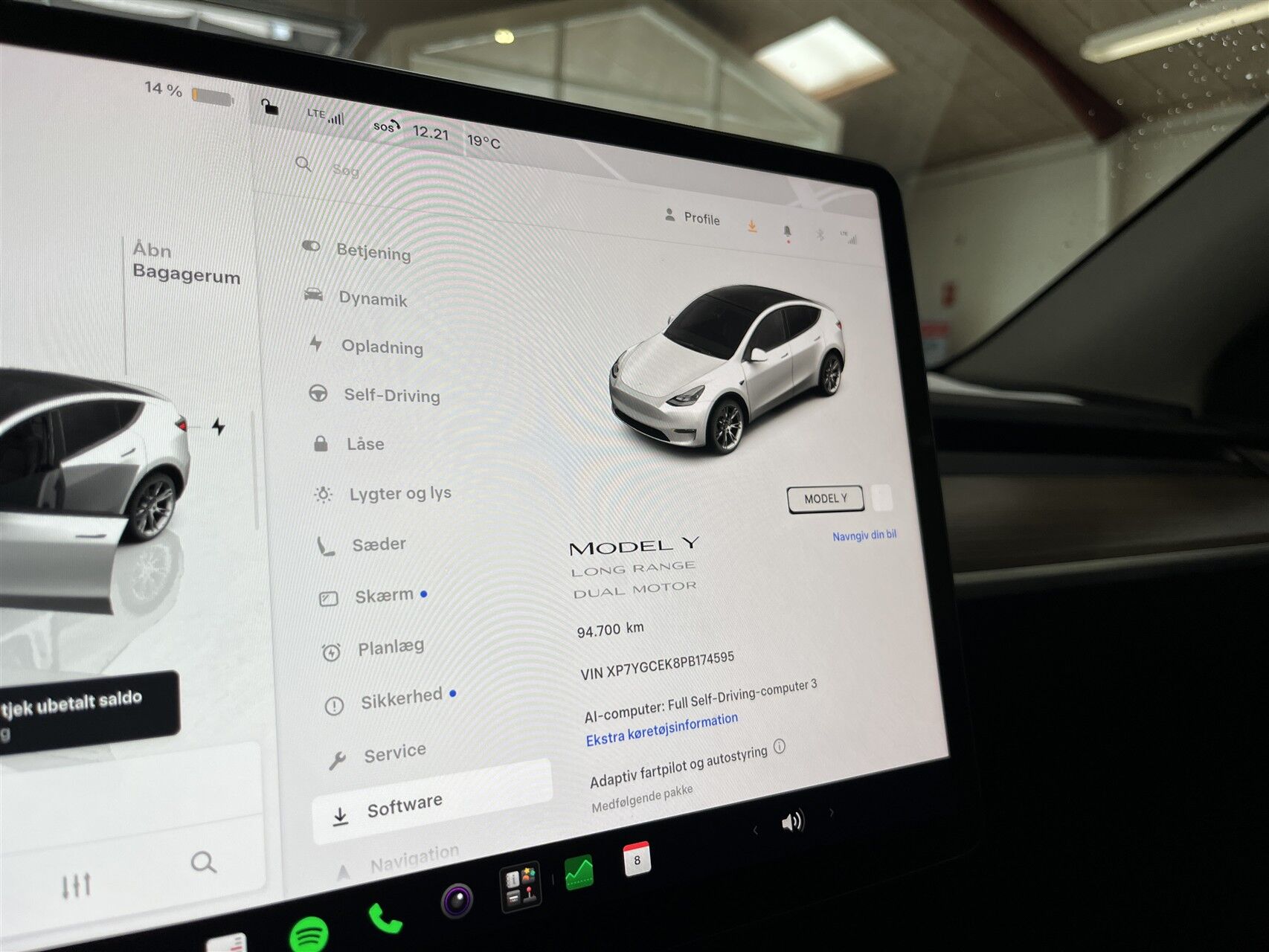 Billede af Tesla Model Y EL Long Range AWD 514HK 5d Aut.