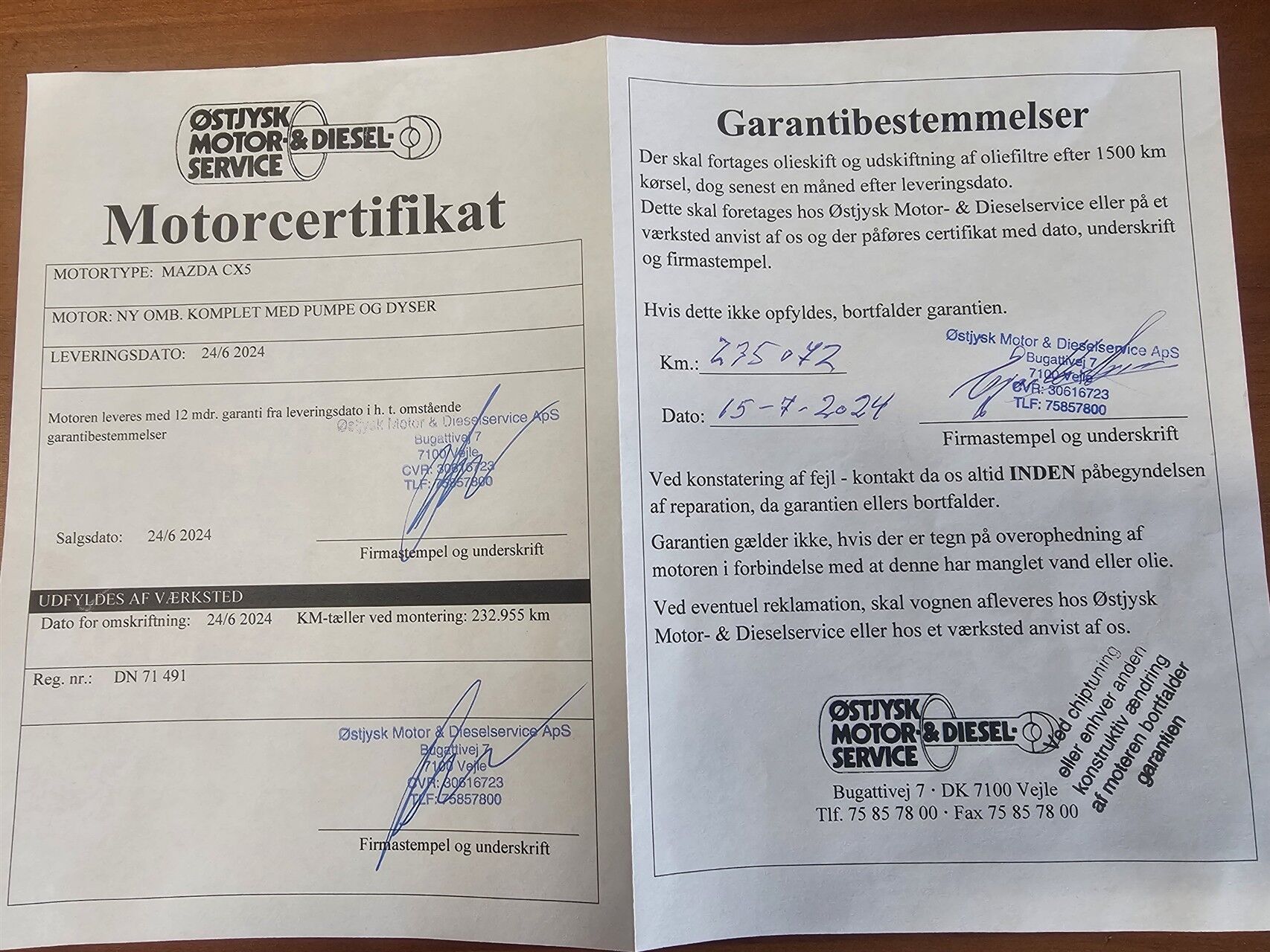 Billede af Mazda CX-5 2,2 DE Optimum 4WD 175HK Van 6g Aut.
