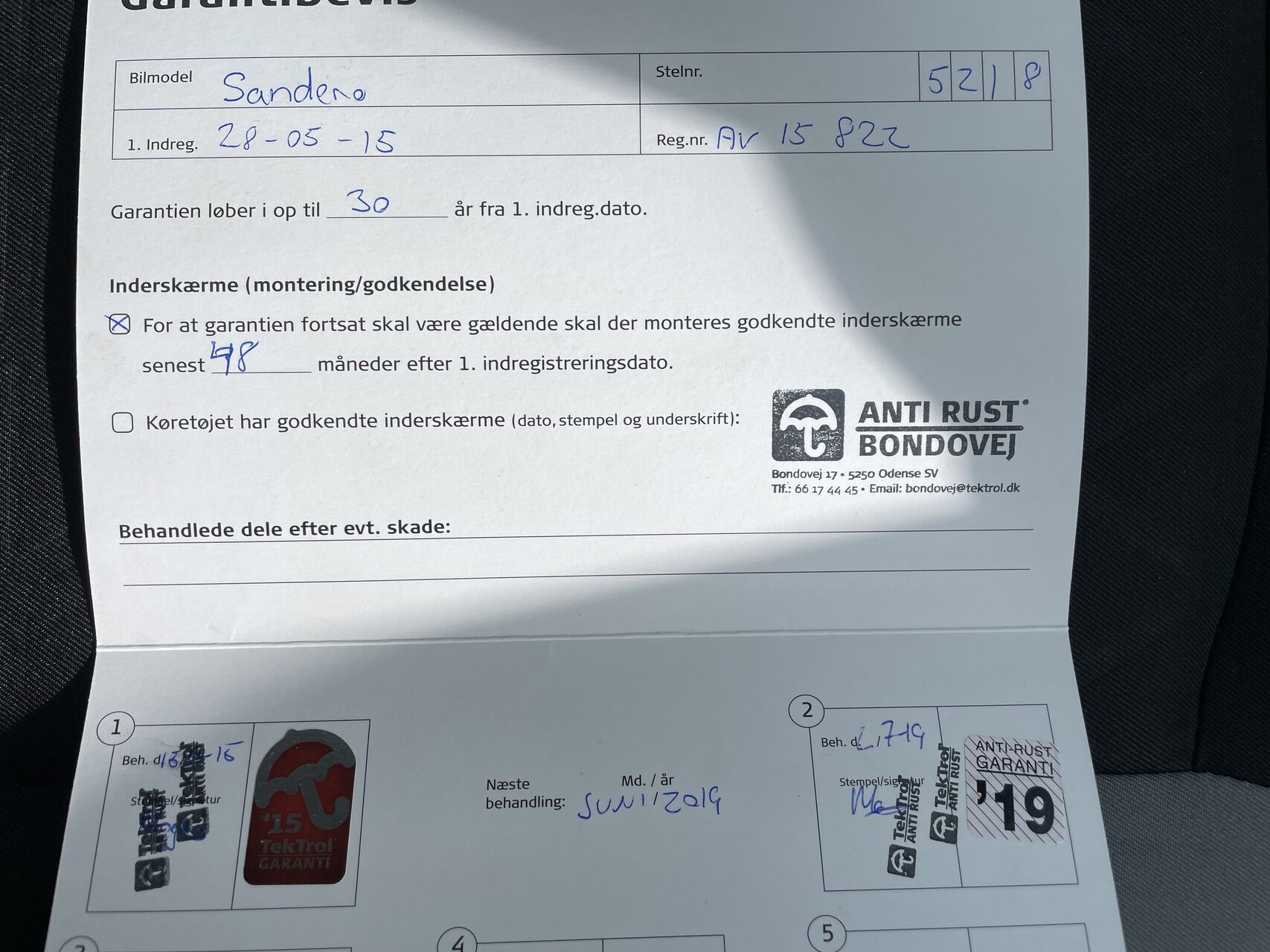 Billede af Dacia Sandero 0,9 Tce Stepway Prestige 90HK 5d