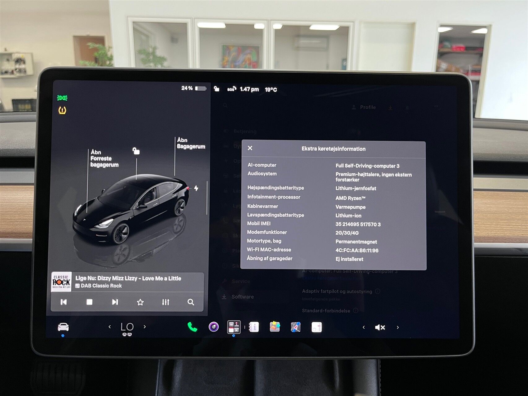 Billede af Tesla Model 3 EL Standard Range 283HK Aut.