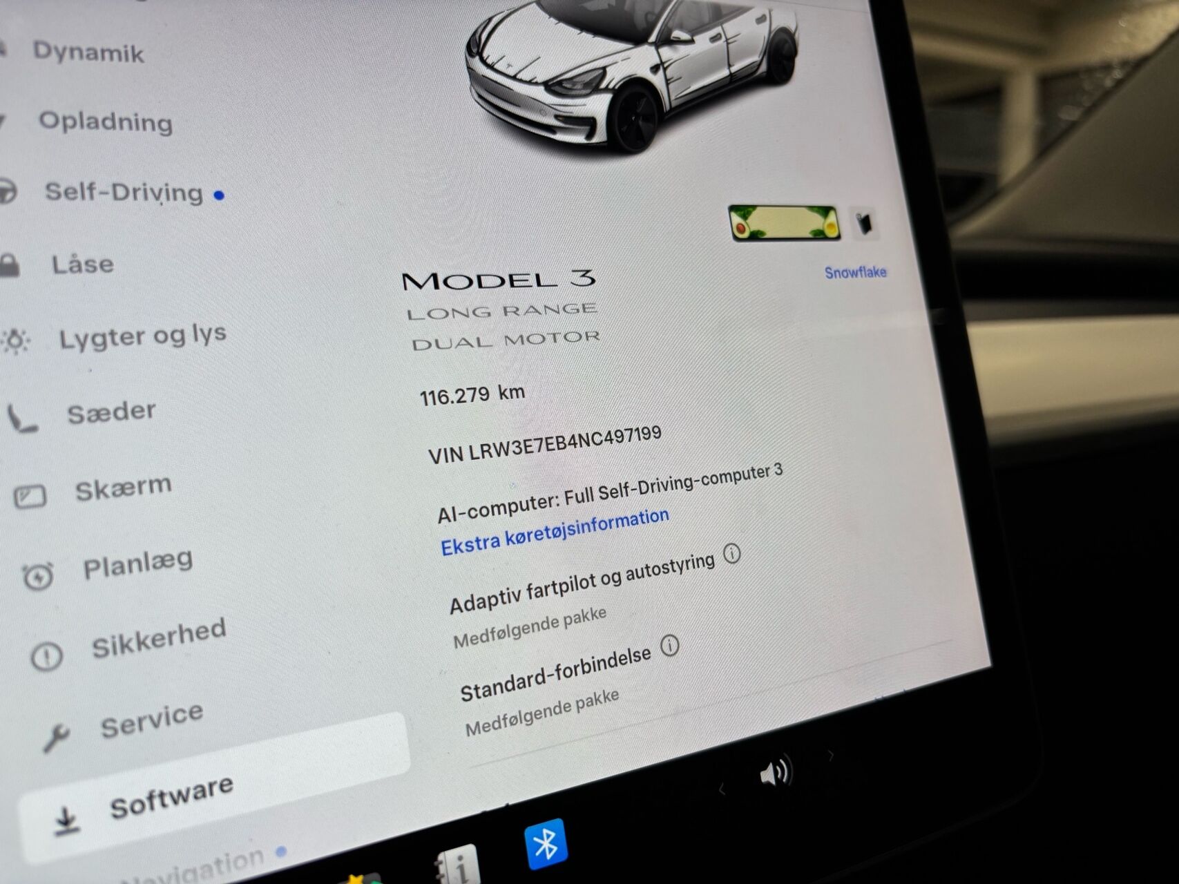 Billede af Tesla Model 3 EL Long Range AWD 498HK Aut.